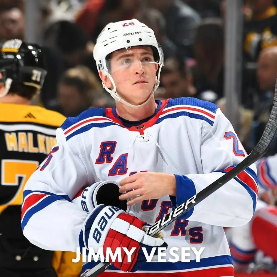 Rangers are believed to be shopping veteran winger Jimmy Vesey