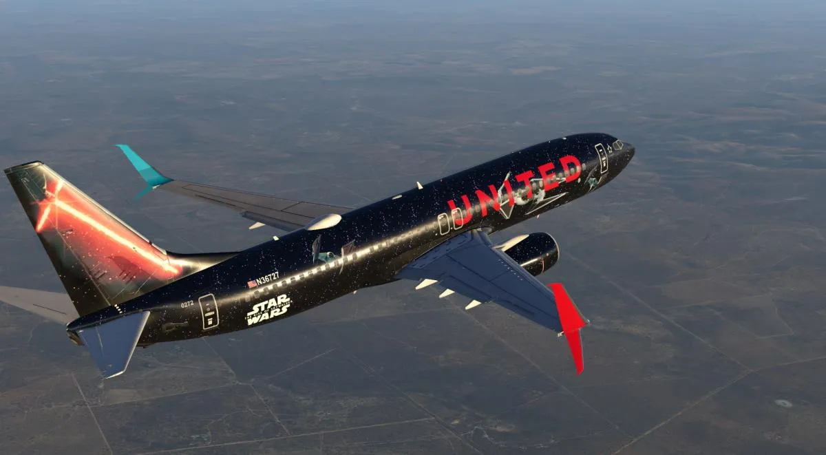 Why did United & Alaska Airlines paint special Boeing 737-800 Star Wars liveries?