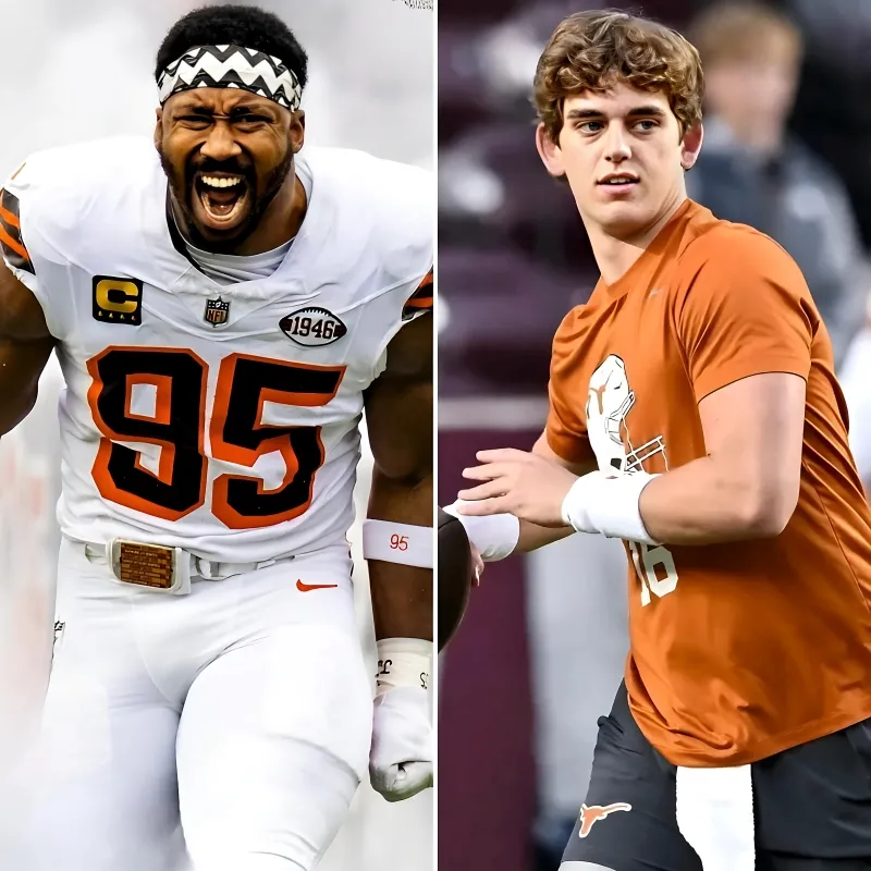 Browns insider suggests Myles Garrett trade to set up Arch Manning pick