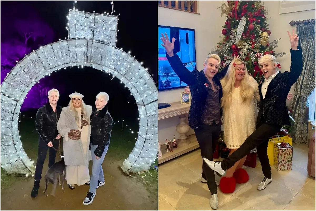 Inside Gemma Collins’ Christmas Day with Jedward as the trio spend the day together ngocc