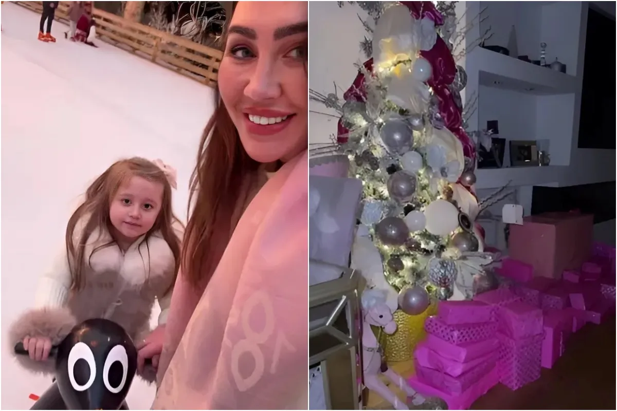 Lauren Goodger spoils daughter Larose with over 50 presents for opulent Christmas ngocc