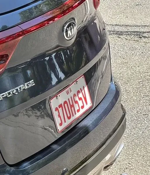 P1. Absolutely Hilarious License Plates We’ve Seen In A While