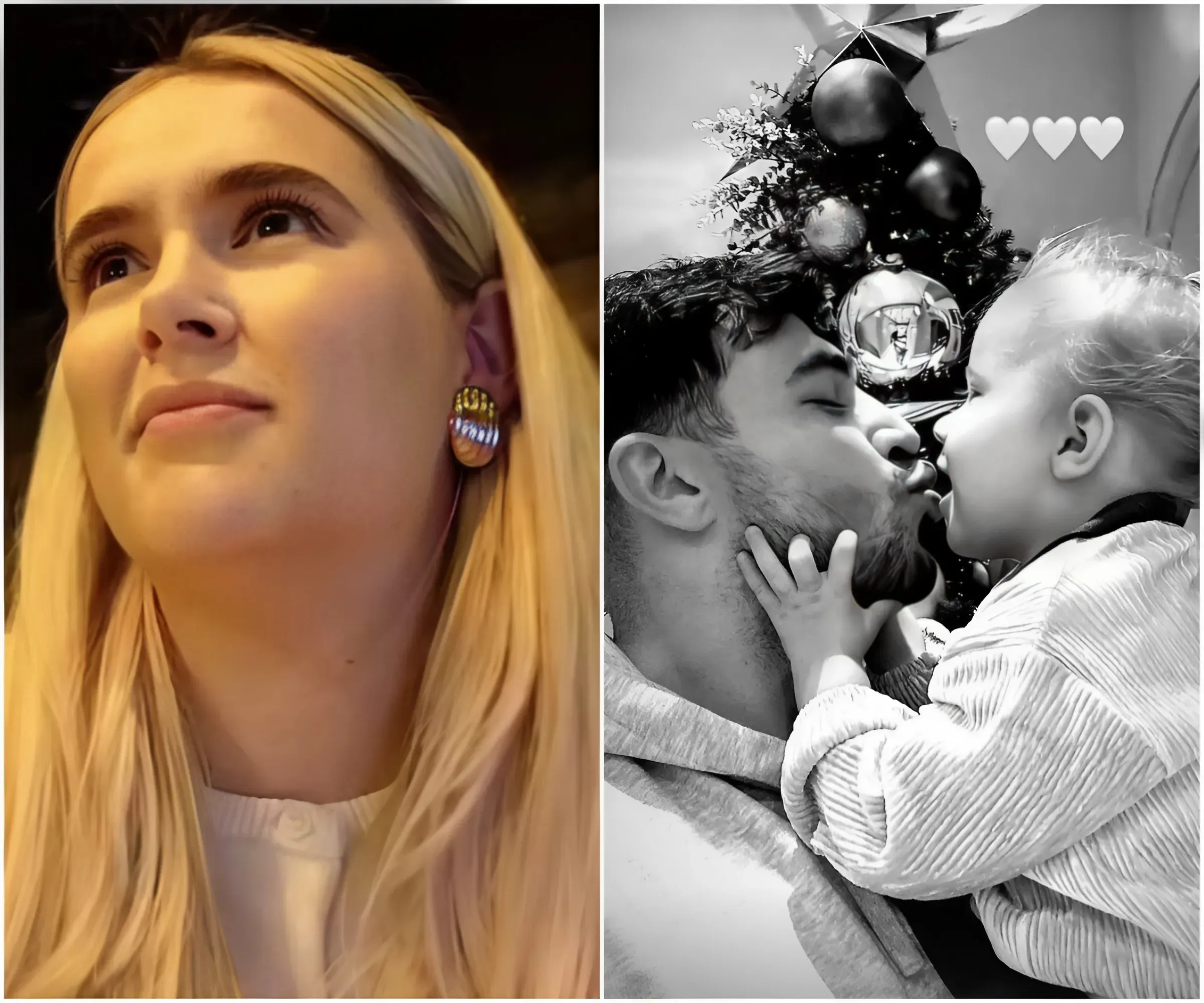 Tommy Fury shares adorable snaps of daughter Bambi opening her presents as he and ex Molly-Mae Hague divide up Christmas Day after she admitted 'struggling' during first holidays apart - suong