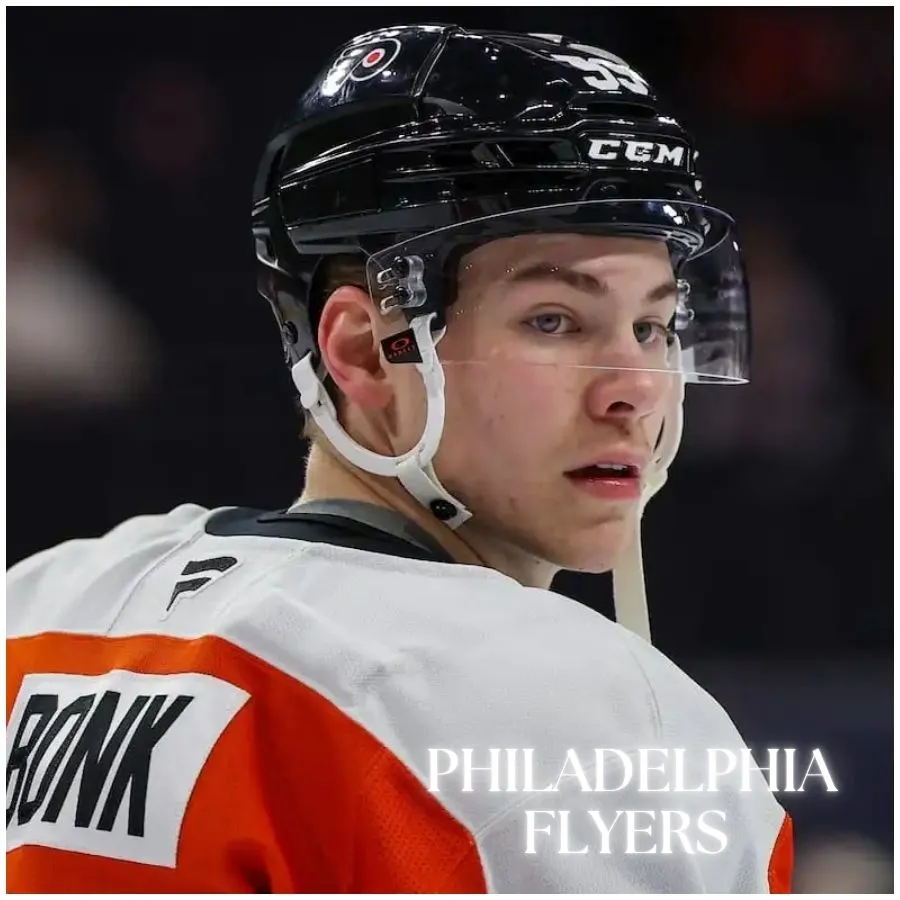 Oliver Bonk apparently loves being a Flyers prospect