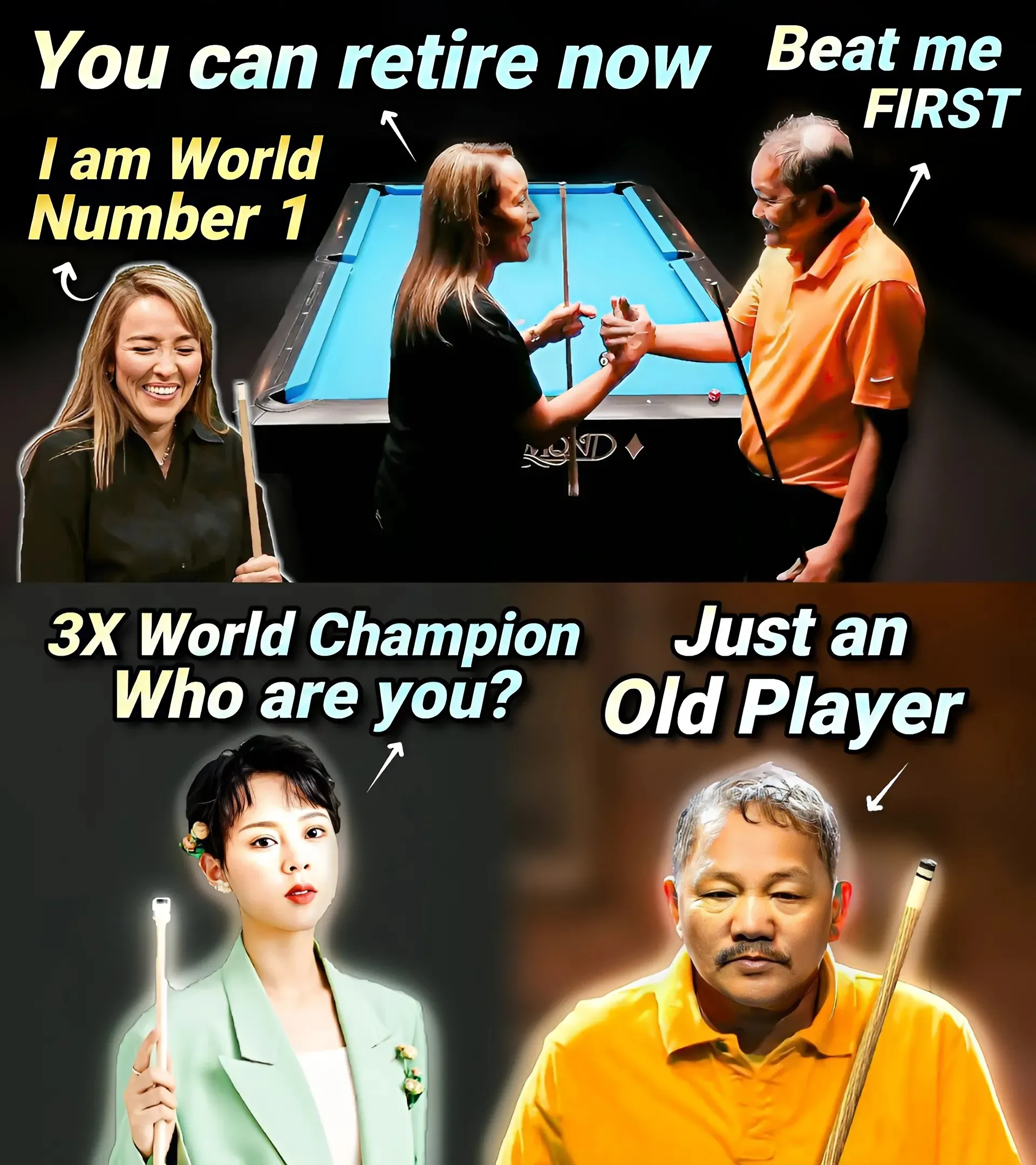 Legend Efren Reyes: 68 Years Old Still Shocking the Billiards World by Teaching a Young Talent a Valuable Lesson!