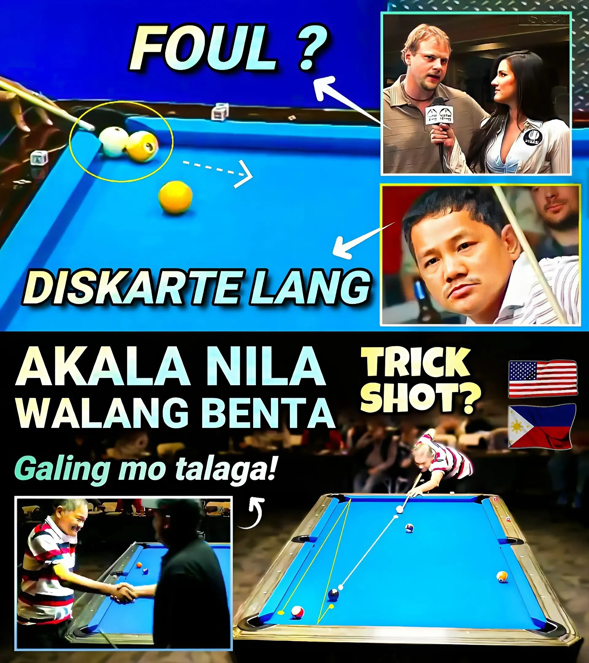 When Everyone Thought There Was No Hope, Efren Reyes Unexpectedly Unleashed "Magic" To Reverse The Situation! When Everyone Thought There Was No Hope, Efren Reyes Unexpectedly Unleashed "Magic" To Reverse The Situation!