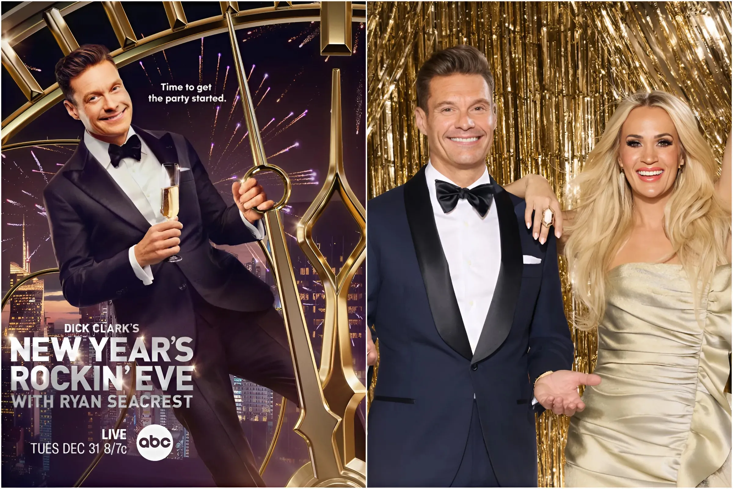 Dick Clark’s New Year’s Rockin’ Eve With Ryan Seacrest 2025 Part 2 Airs January 1 2025 on ABC trucc