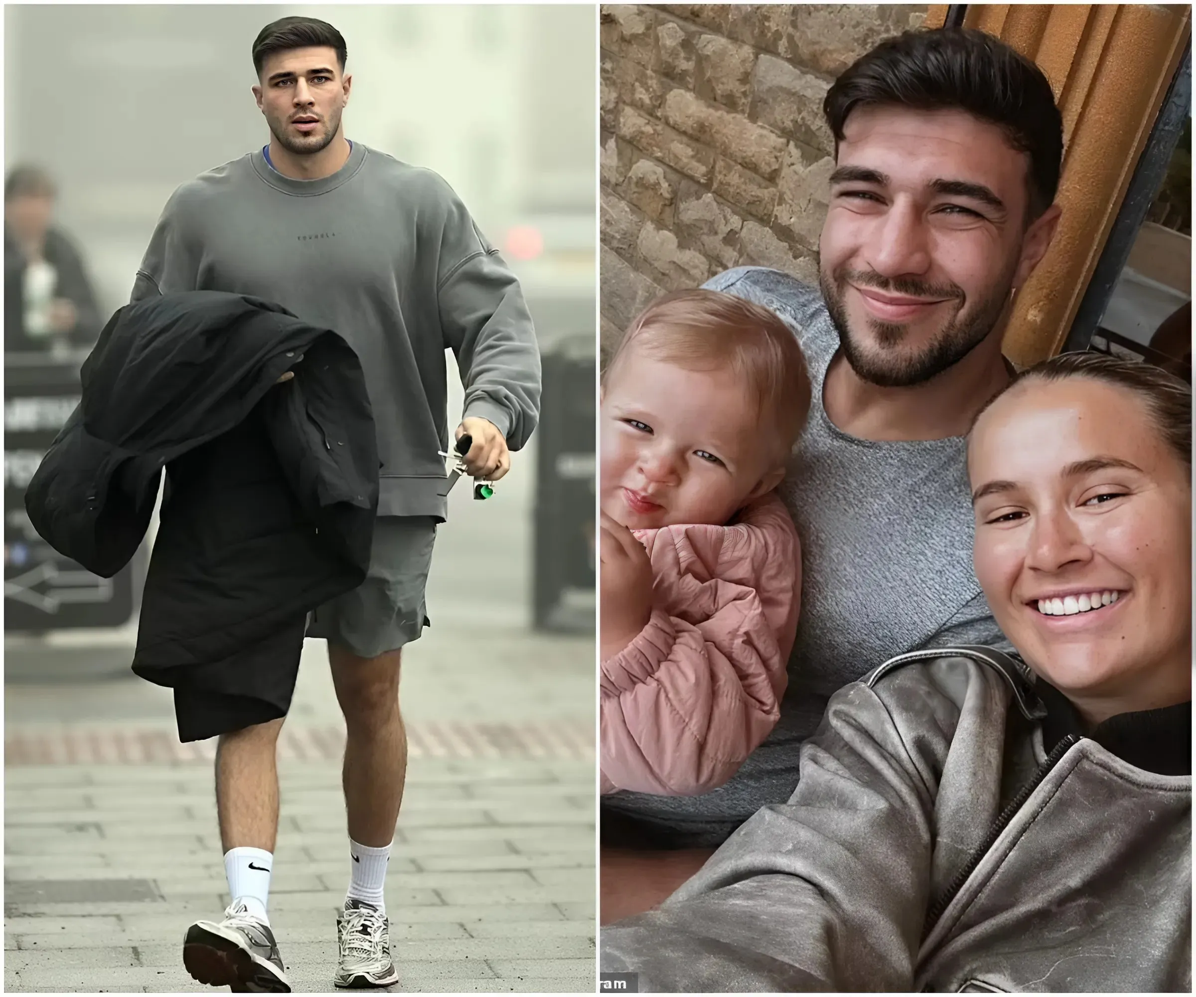 Tommy Fury looks lonely this Christmas: Boxer emerges solo from barber as he spends holiday away from Molly-Mae Hague after split - suong