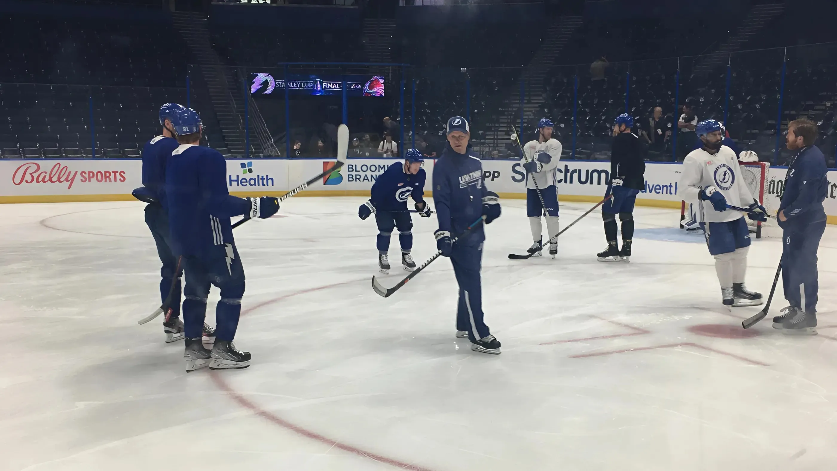 Lightning return to practice after holiday break