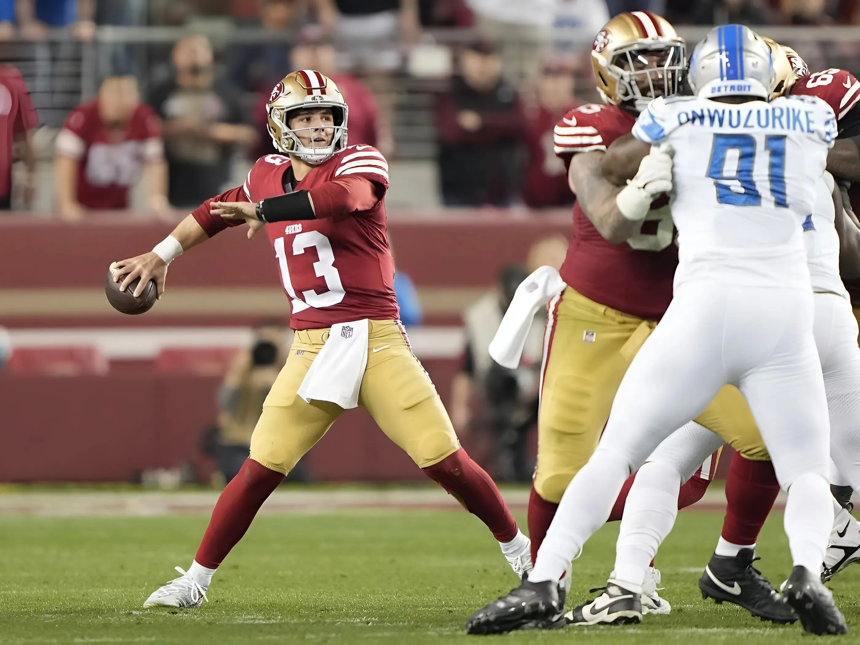 49ers’ Brock Purdy on playing spoiler to the Lions on Monday Night Football