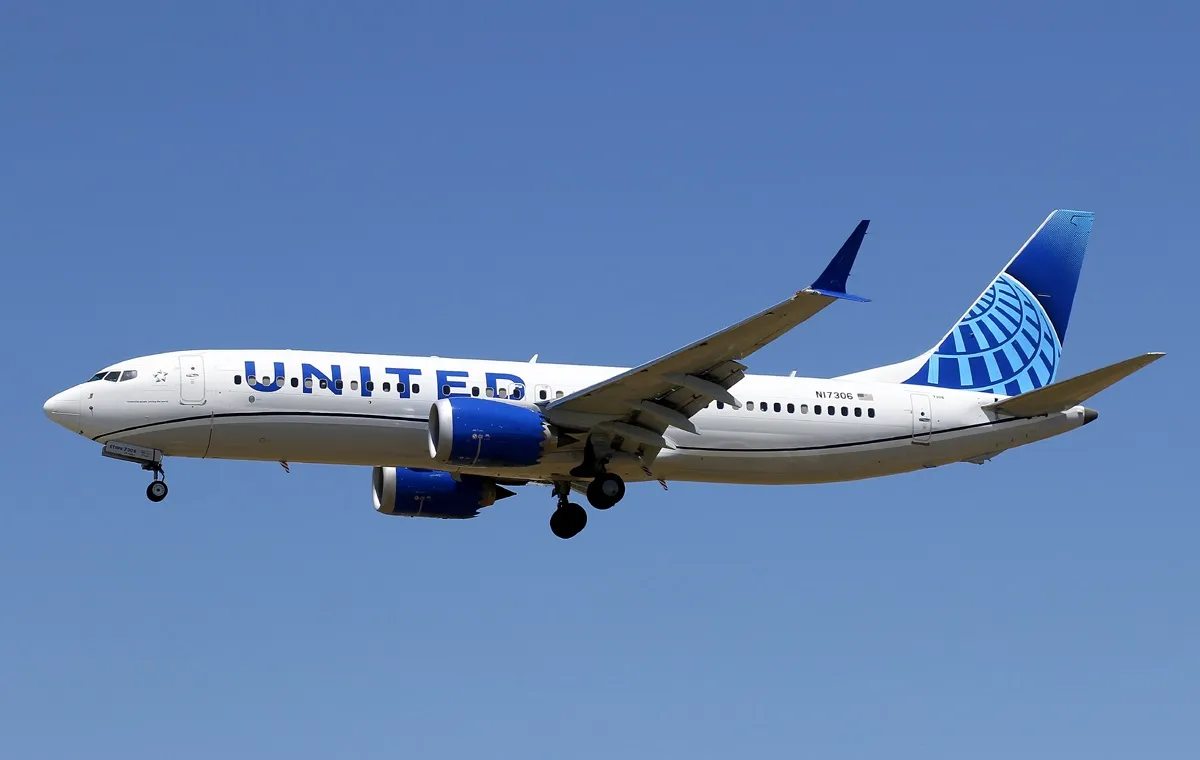 Shocking moment United plane crashes into truck and flips it at Miami airport