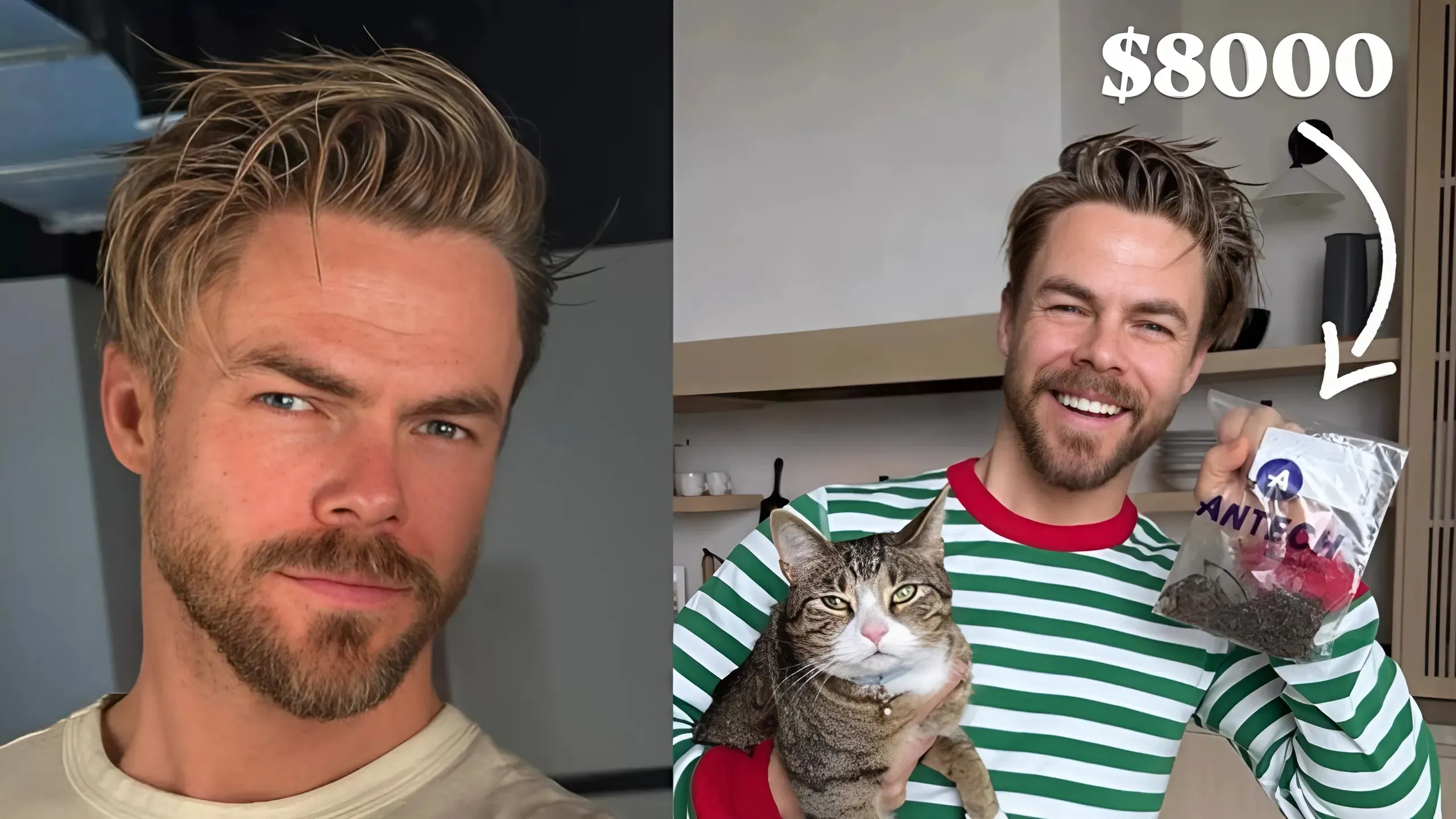 Derek Hough Surprises Fans with Unexpected Christmas "Gift" trucc