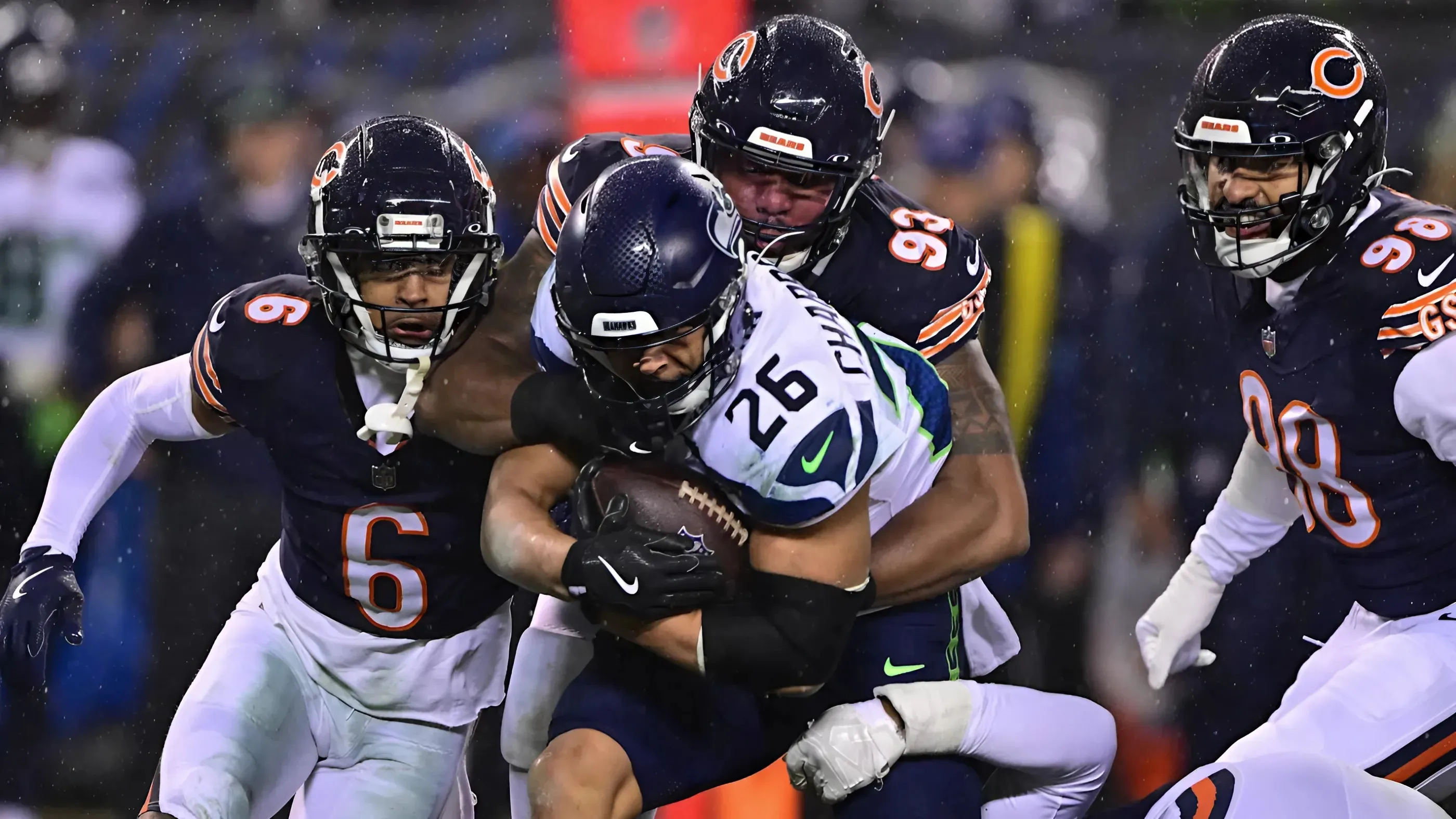 Relentless Seahawks Pass Rush Dominates Bears with 7-Sack Frenzy