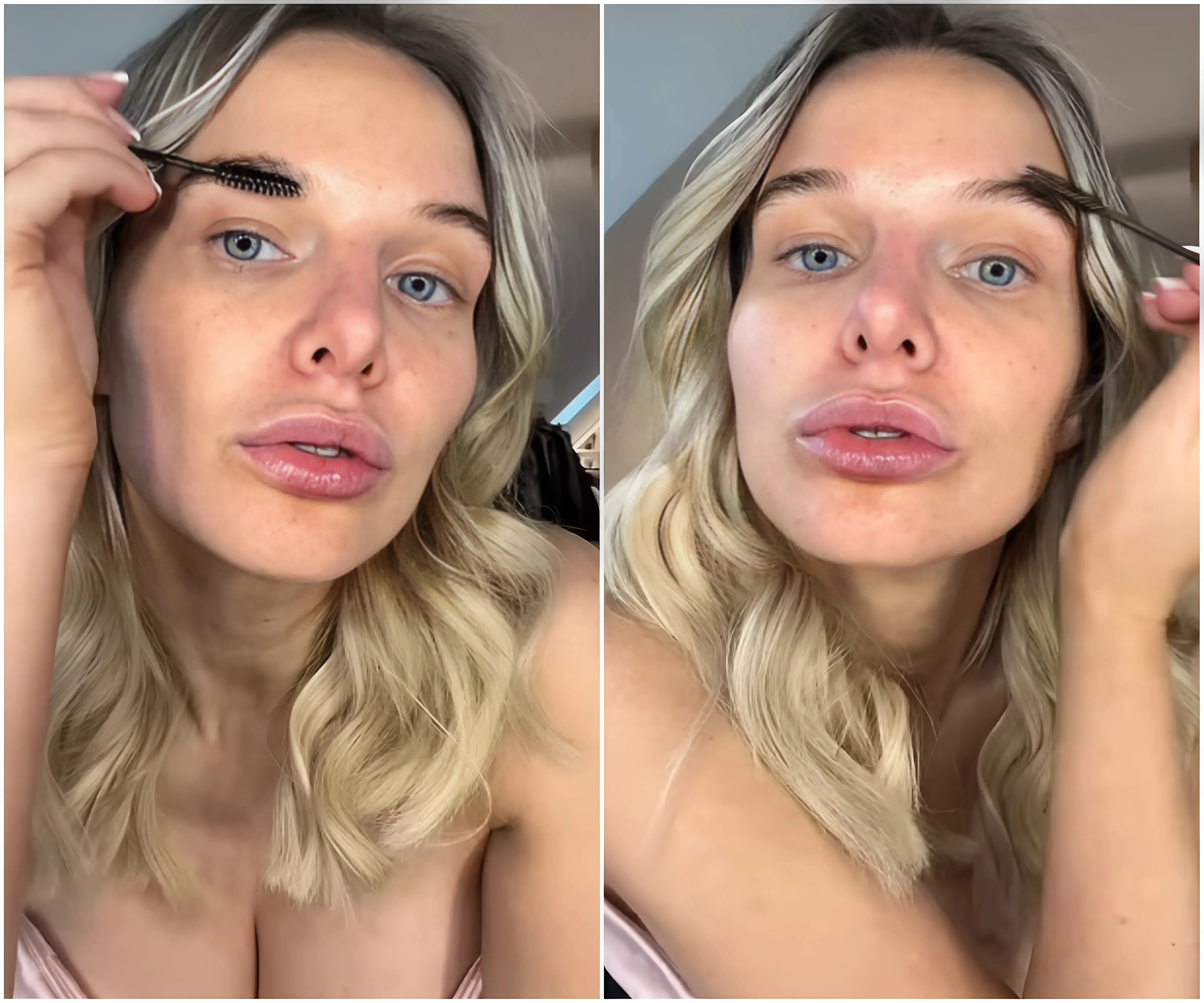 Helen Flanagan urges cruel trolls to 'be kind' after they said her lips looked 'atrocious' in make-up clip - as she insists she hasn't had filler for two years  - suong