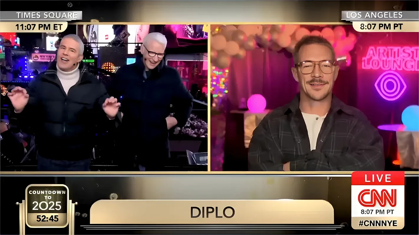 Diplo shockingly reveals he’s on LSD during New Year’s broadcast: ‘It’s a light trip’ - lulu