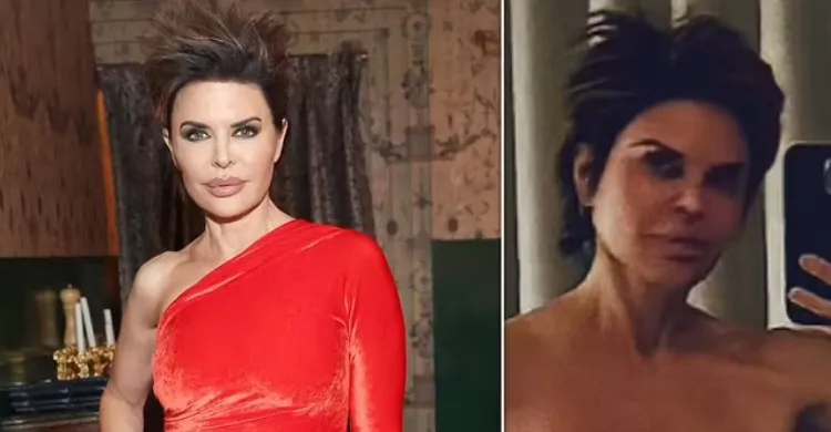 Lisa Rinna bares it all with VERY racy nude selfie to celebrate New Year's Eve