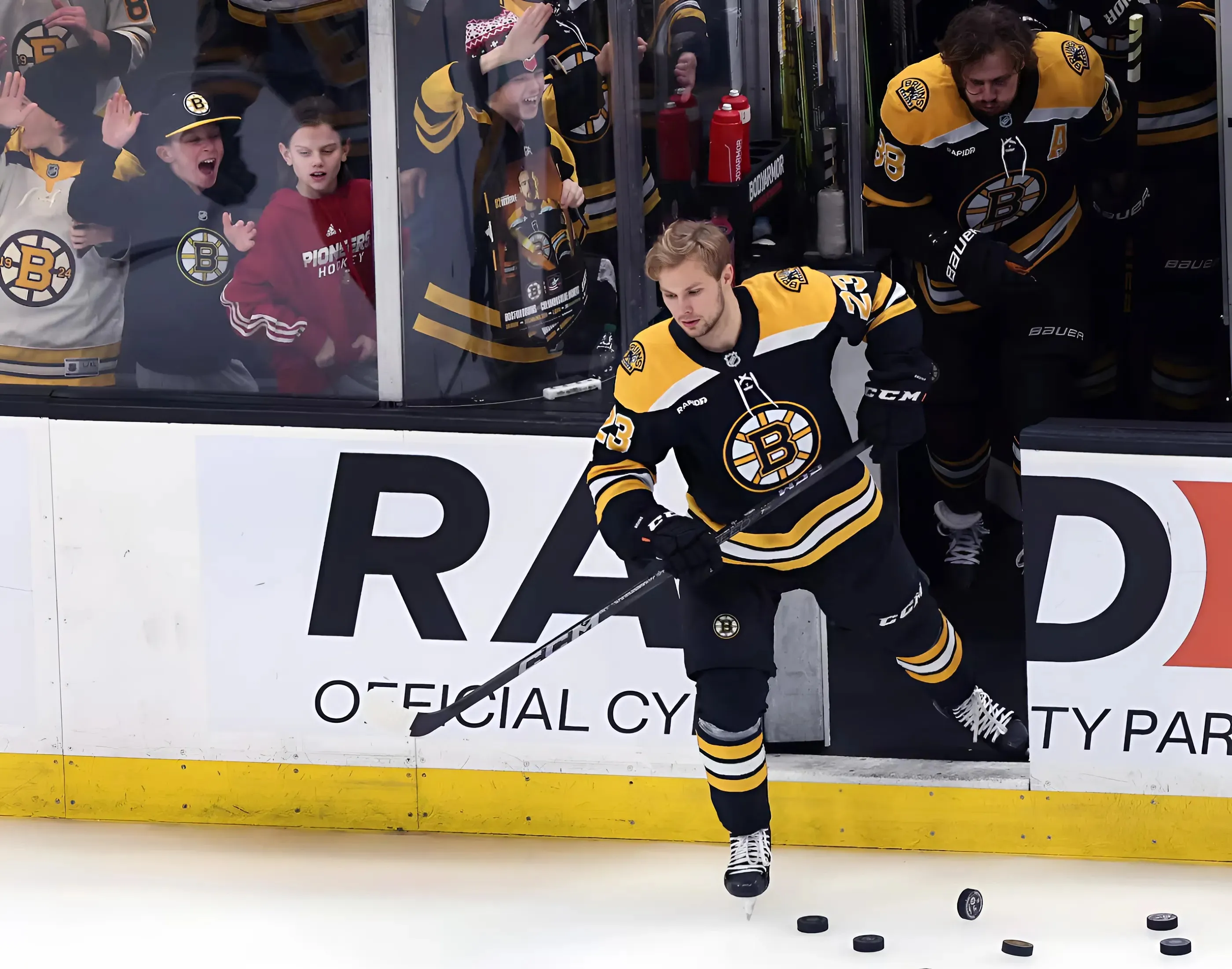 Boston Bruins Debut New-Look Third Line After Controversial Roster Move Involving Fabian Lysell