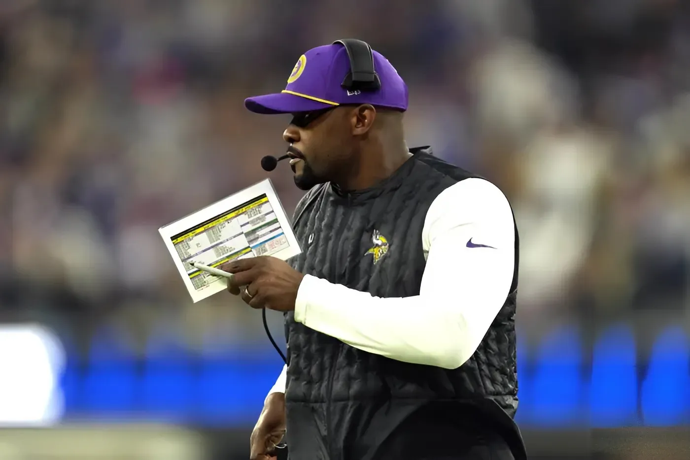 Brian Flores comments on controversial hit that injured Vikings OLB Pat Jones II