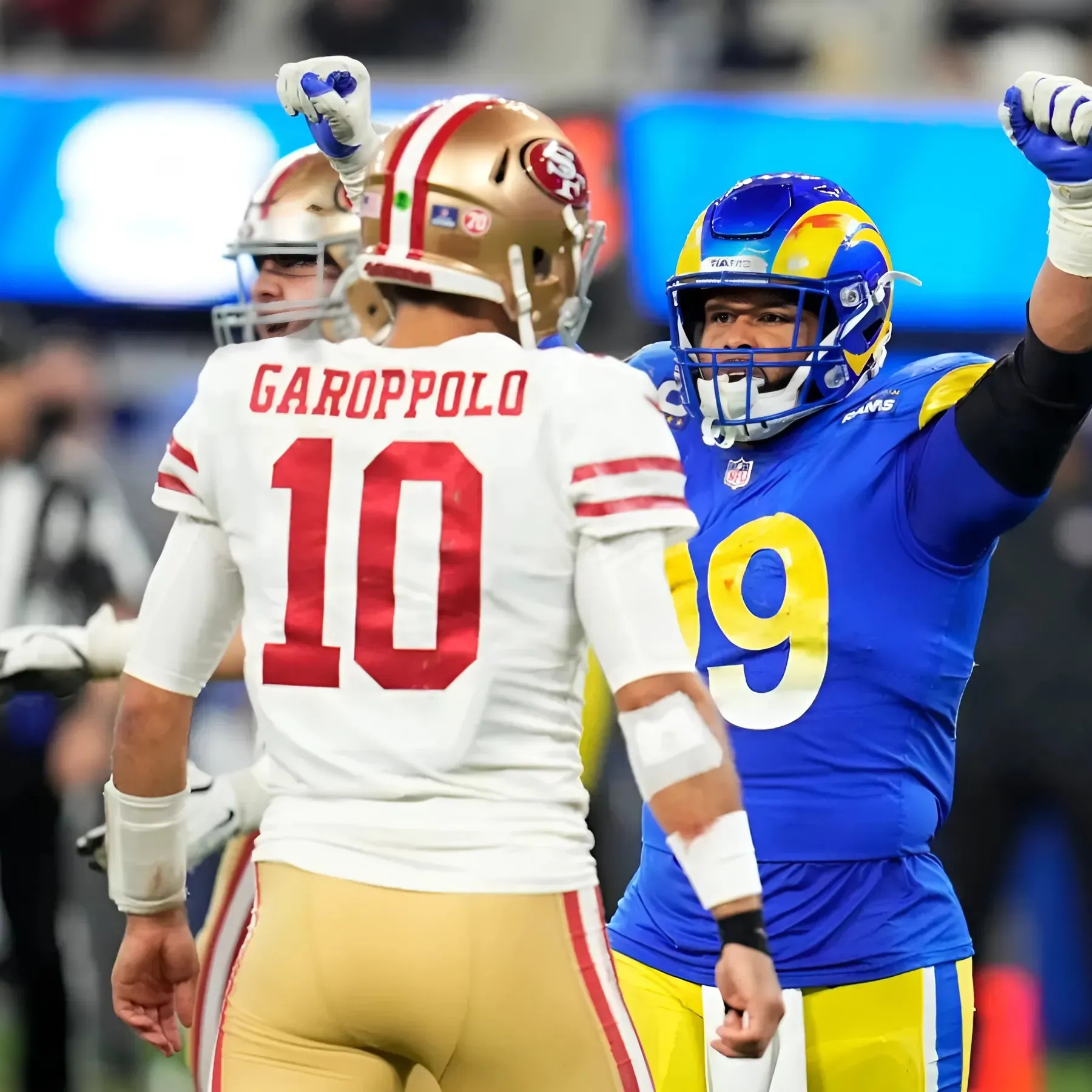 Okay, Jimmy Garoppolo, let's see what you've got as Rams aim at playoffs