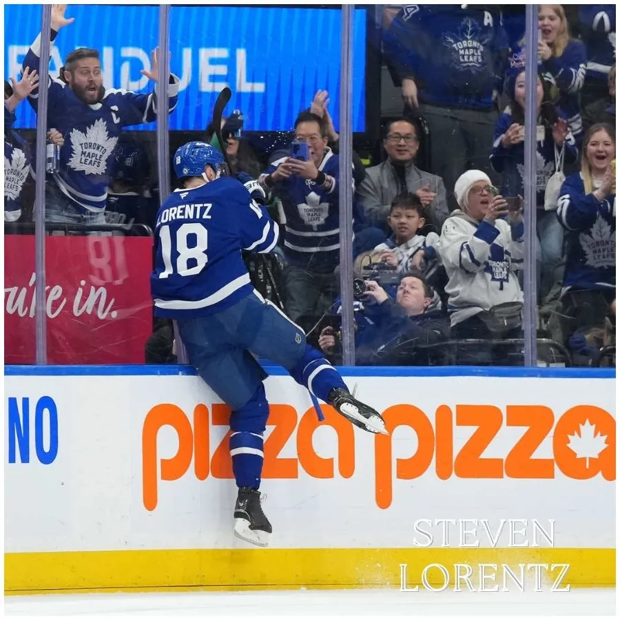 'Might As Well Test Them Out One More Time': Maple Leafs' Steven Lorentz Breaks Down Celebration After Highlight Reel Goal