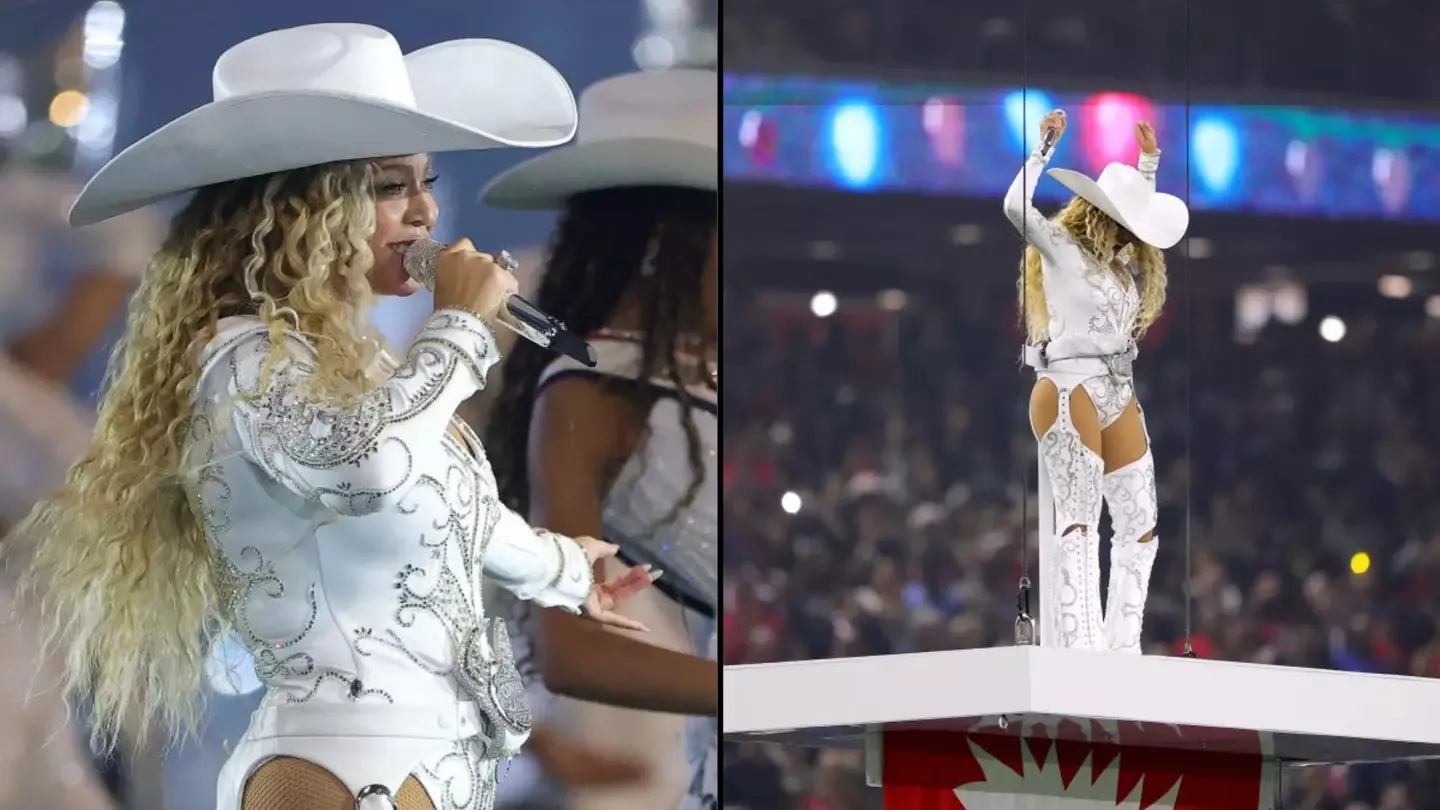 9. Beyoncé Stuns Viewers With Banned Hand Gesture During Half Time Show