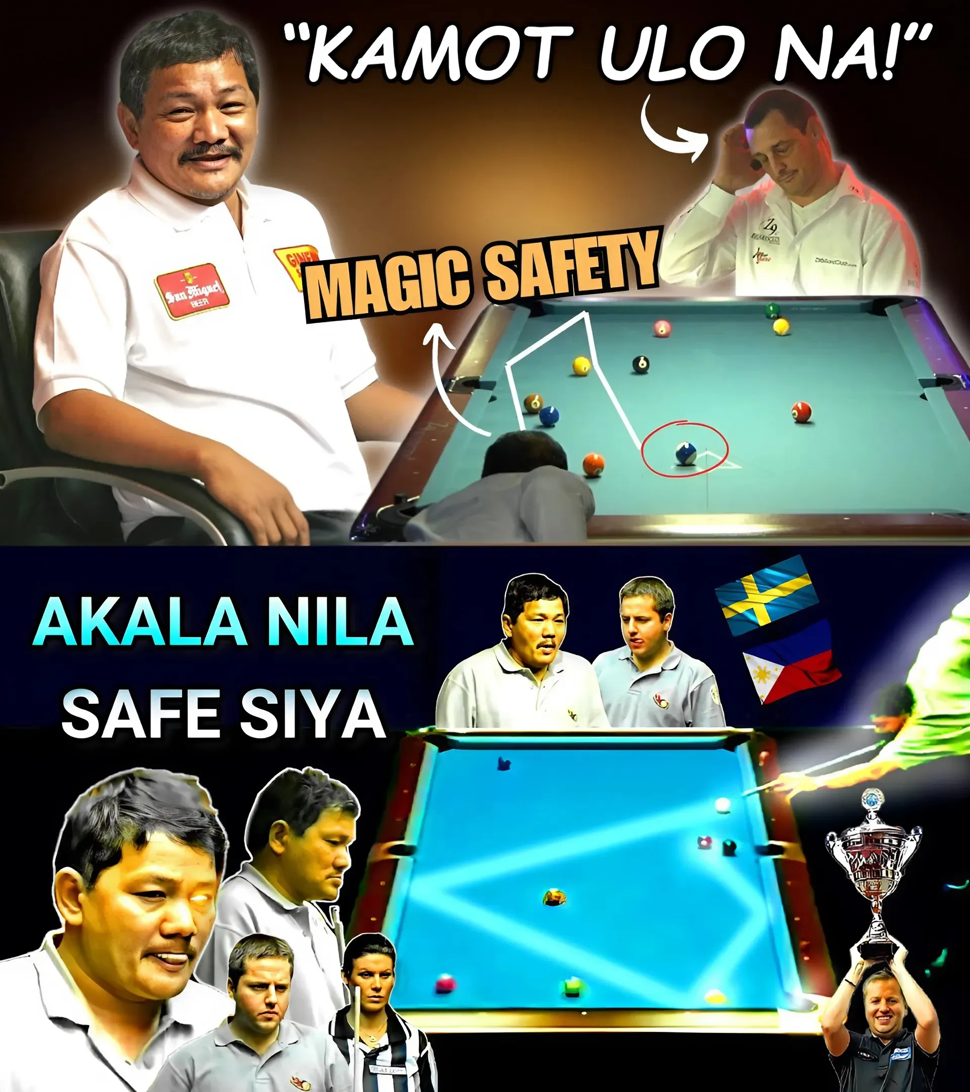 Discover the Special Talent of Efren Reyes: The Two-Time European Champion Shocked When Facing Miracles!