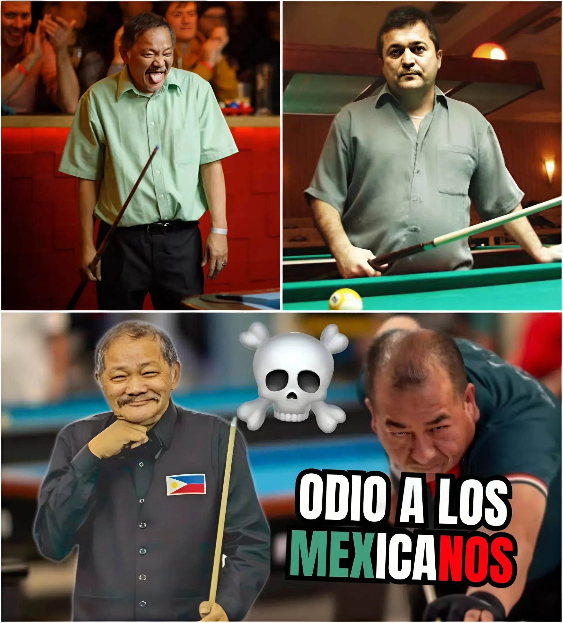 In an unbelievable match, Efren Bata Reyes showed his outstanding talent, defeating the strong opponent Mexican Tornado in a spectacular way. In an unbelievable match, Efren Bata Reyes showed his outstanding talent, defeating the strong opponent Mexican Tornado in a spectacular way.