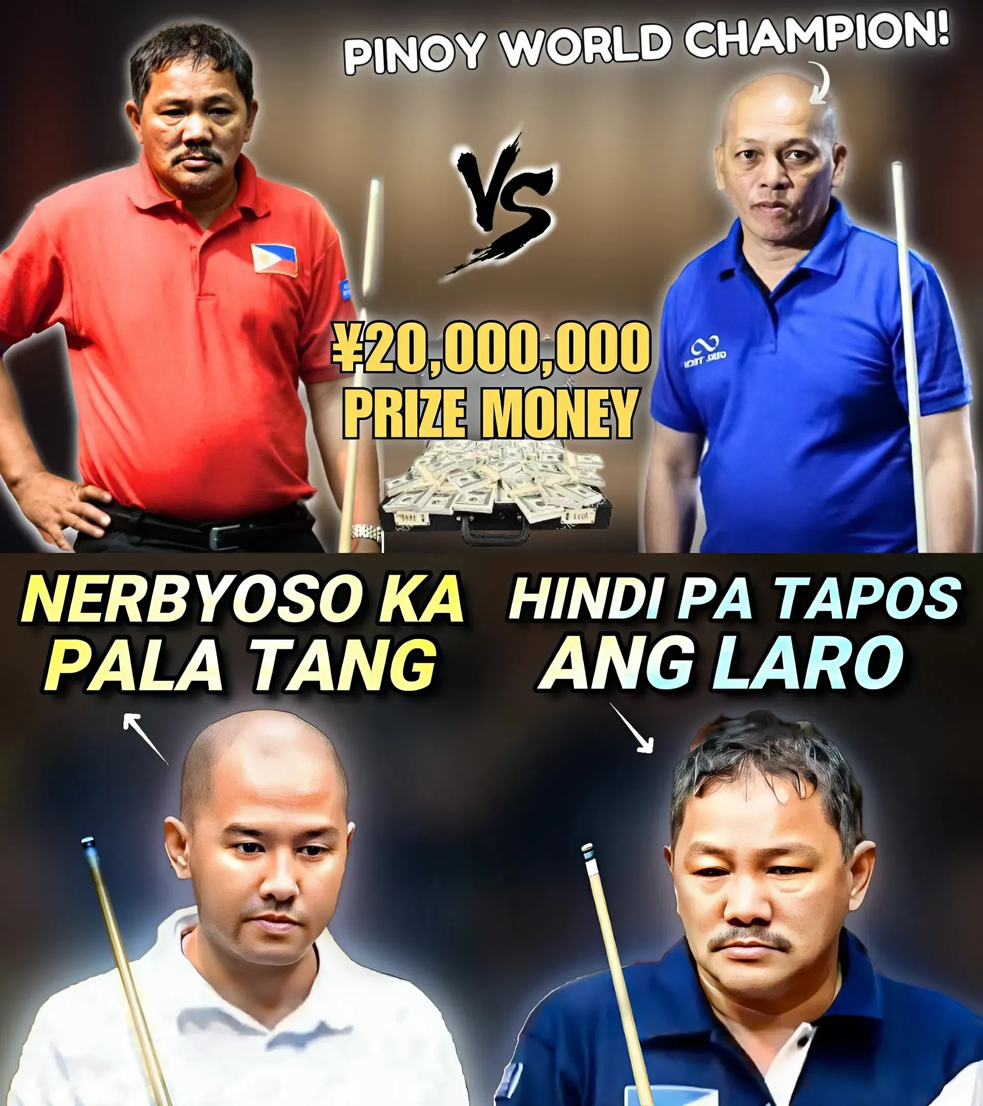 Shocking Hit: 57-Year-Old Efren BATA Reyes Takes On Young Talent In Dramatic 10-Ball Match!