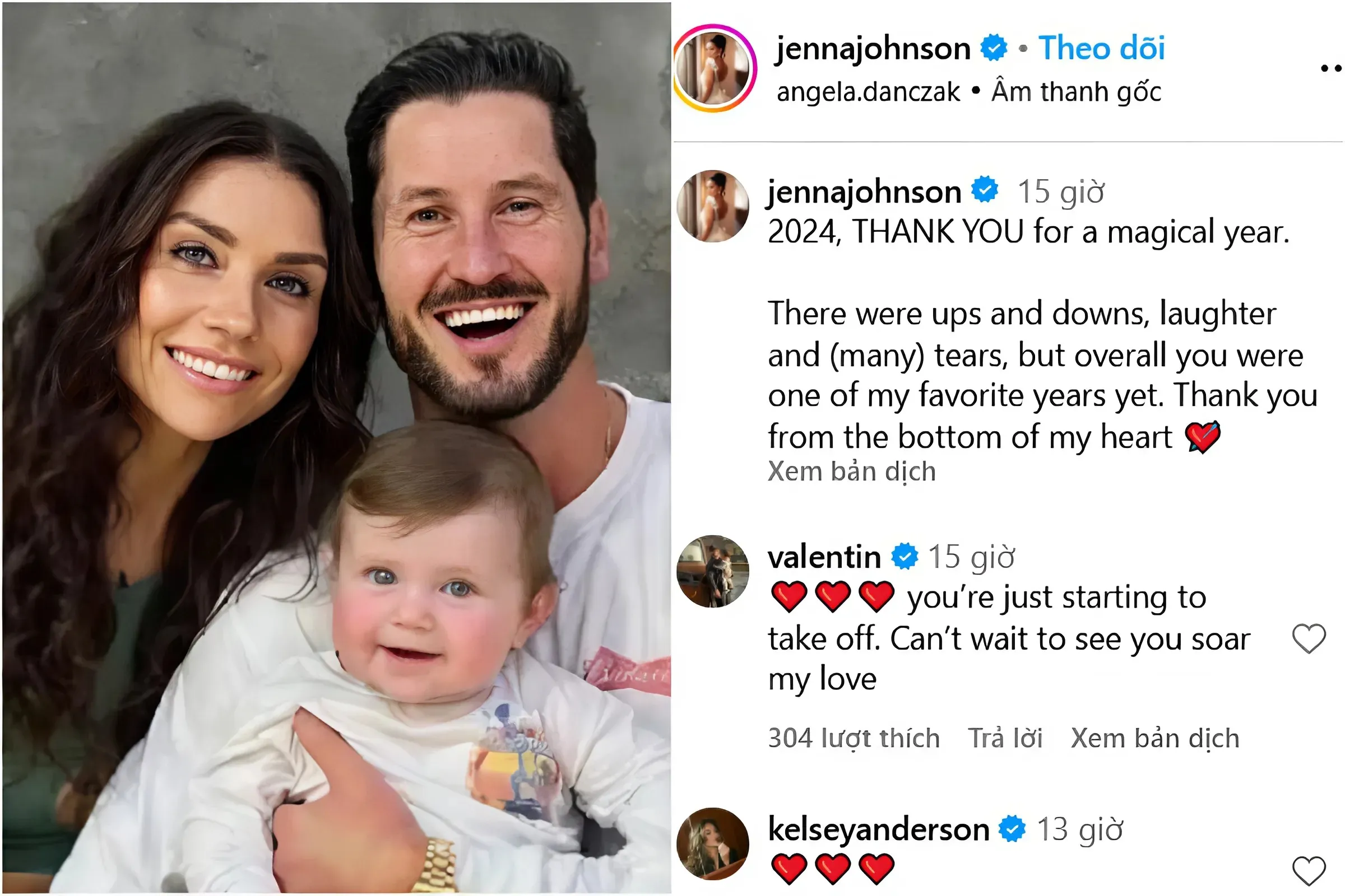 Dancing with the Stars Champion Jenna Johnson Wraps Up 2024 with Touching Message trucc