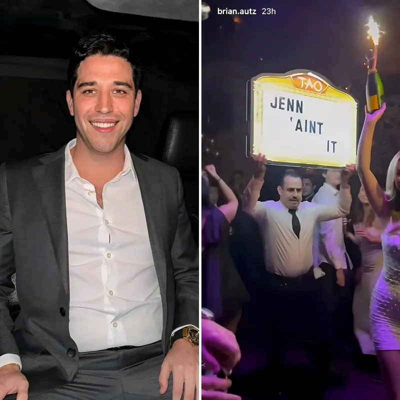 Devin Strader Dances Next to ‘Jenn Ain’t It’ Sign Months After Broken Engagement