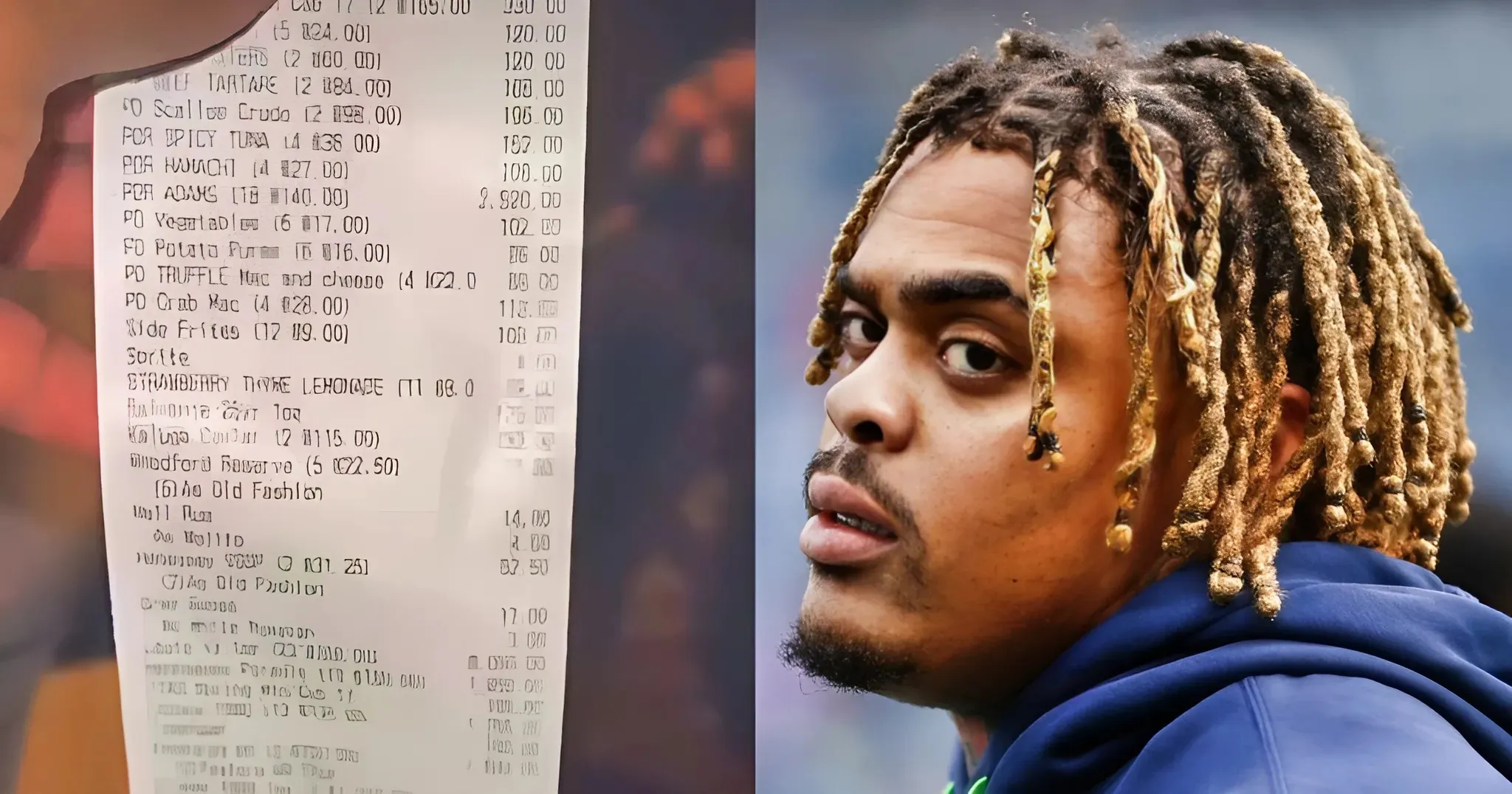 Seattle Seahawks Rookie Shocked by $155,000 Dinner Tab in Prank Video