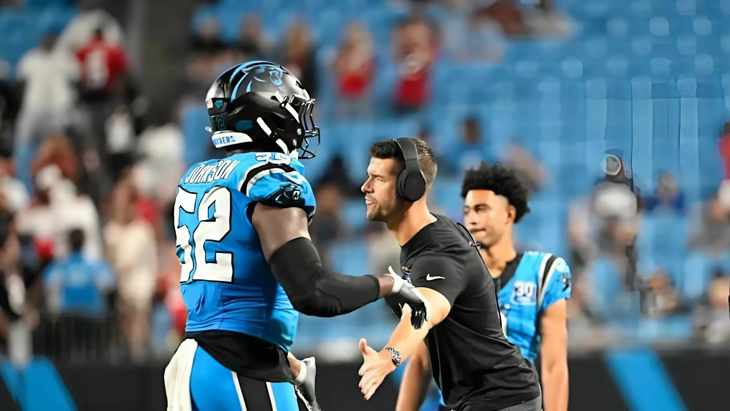 Panthers LB D.J. Johnson to miss final game of season following car accident