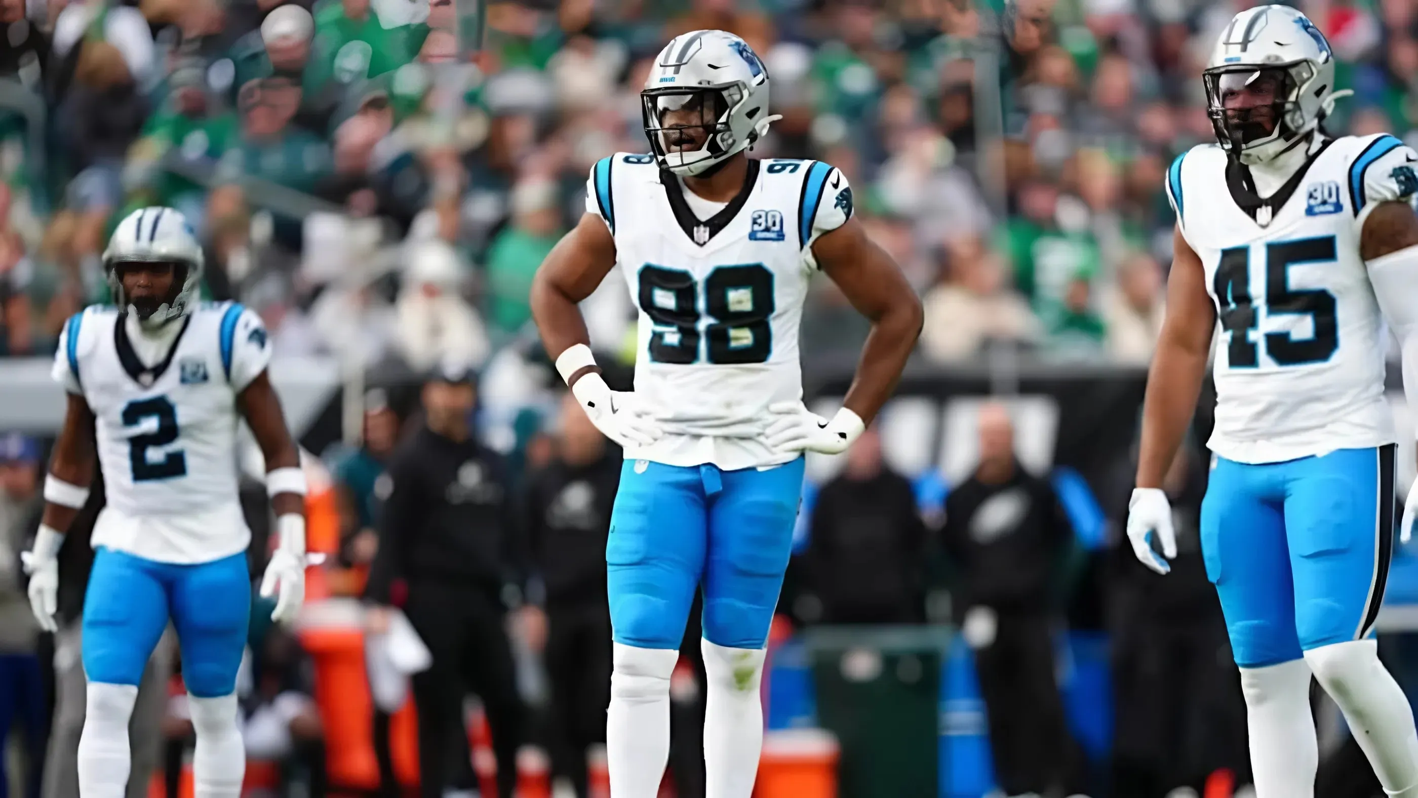 DJ Wonnum reacts to Panthers star Jaycee Horn making his first Pro Bowl