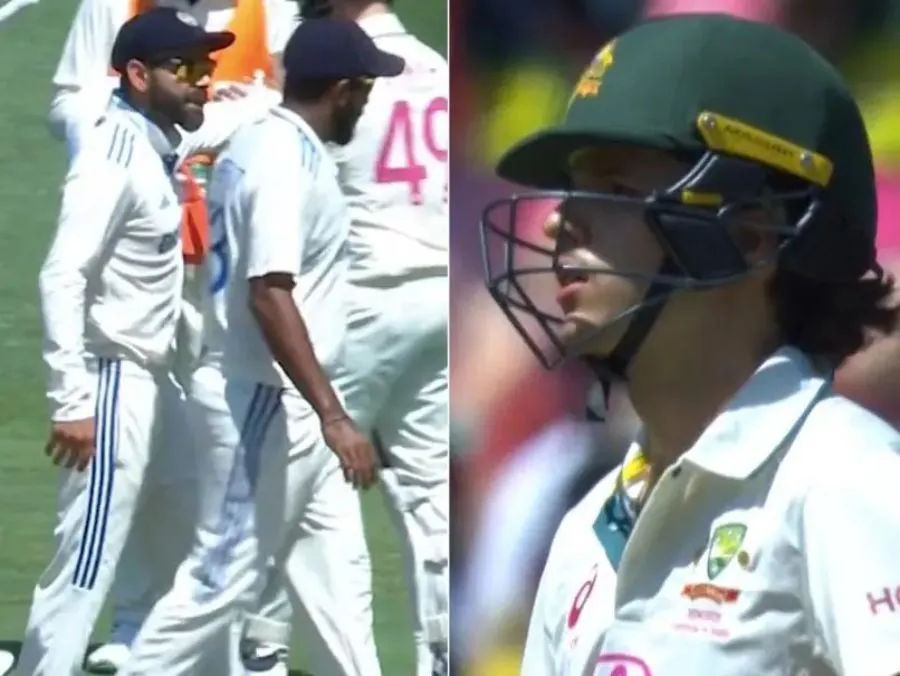 Watch: Virat Kohli, Jasprit Bumrah Brutally Sledge Sam Konstas In India vs Australia 5th Test, Mock Star