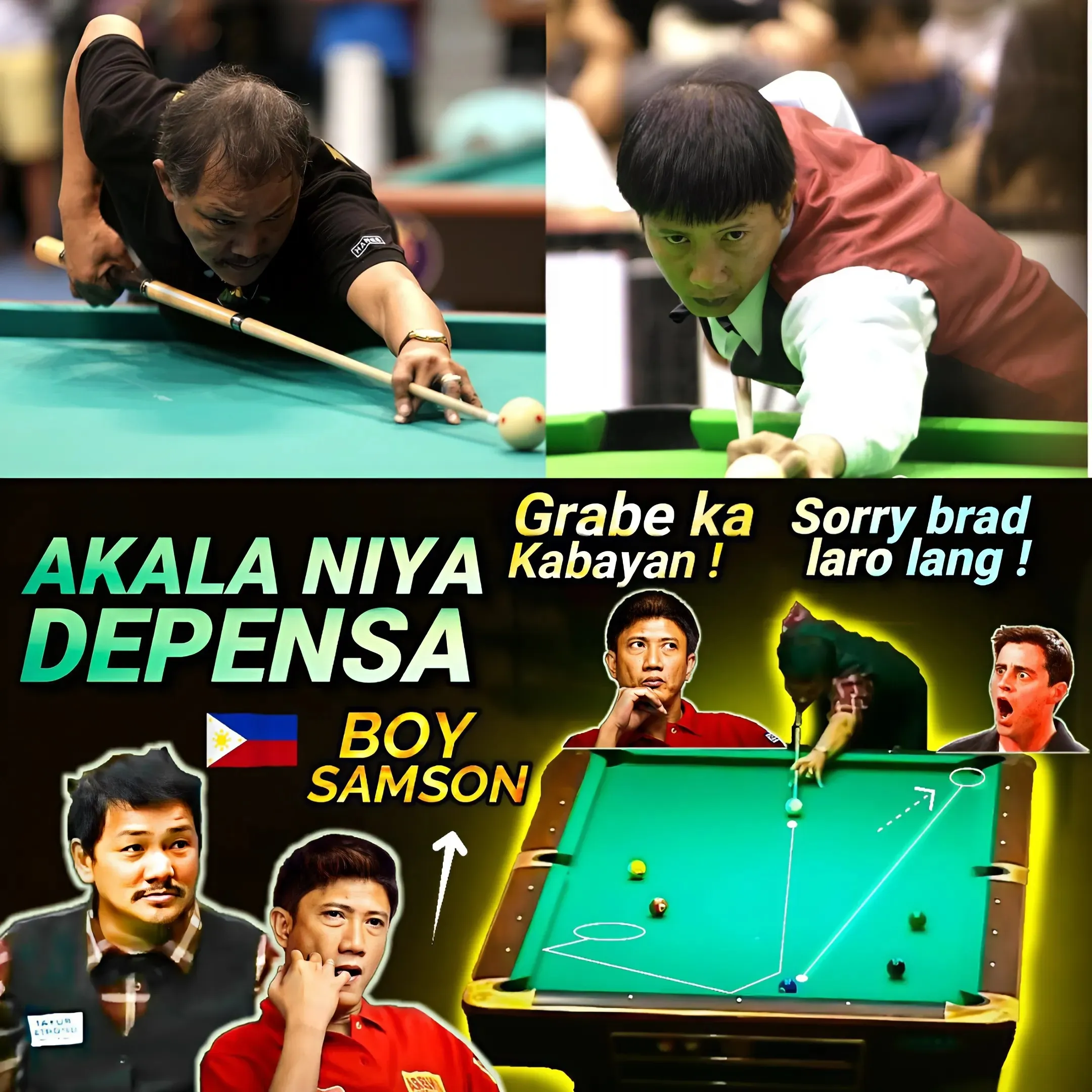 Shock: Both Filipino Athletes Can't Escape Efren Reyes' Magic!