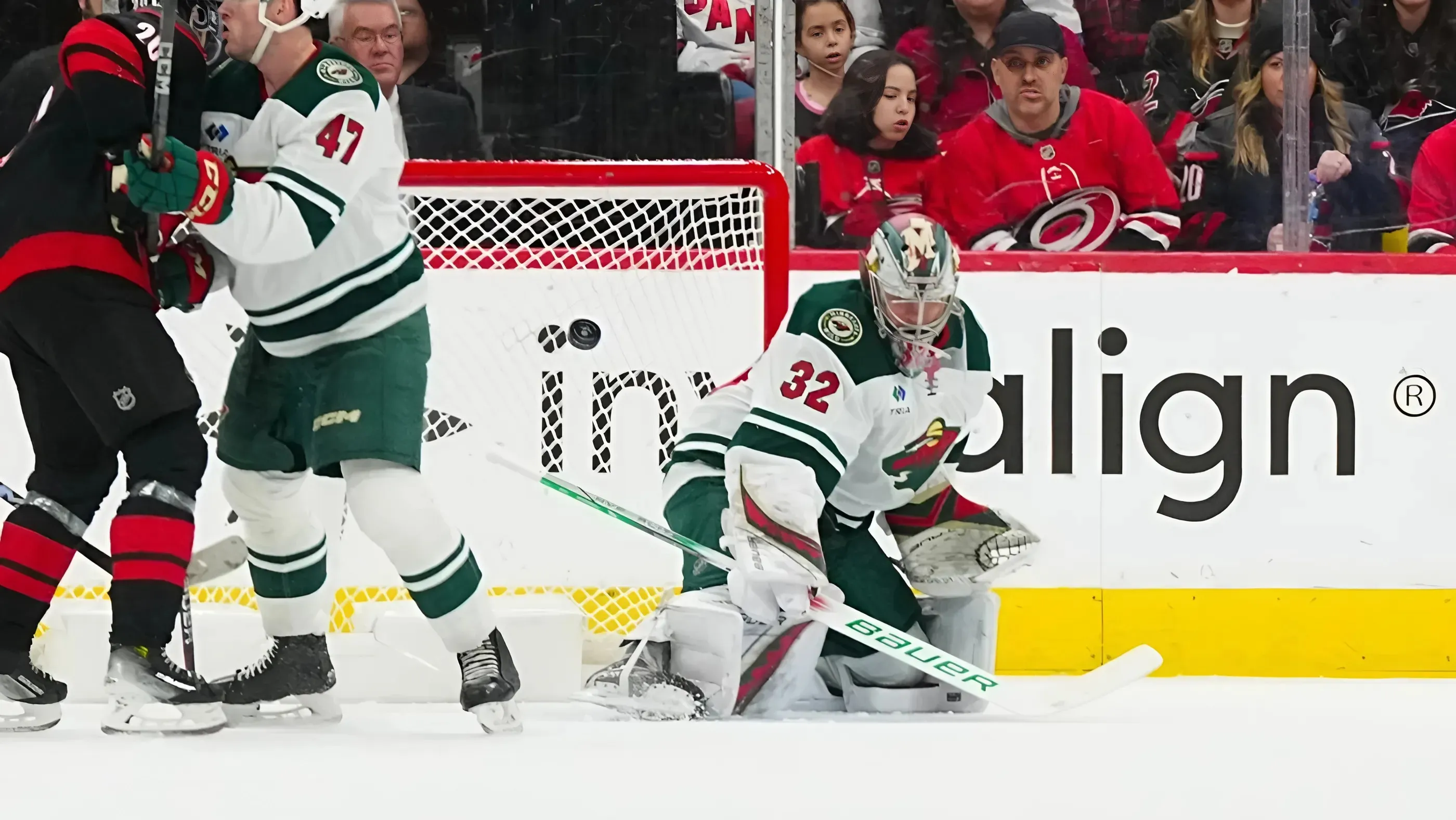 Filip Gustavsson, Wild hand Canes rare home loss