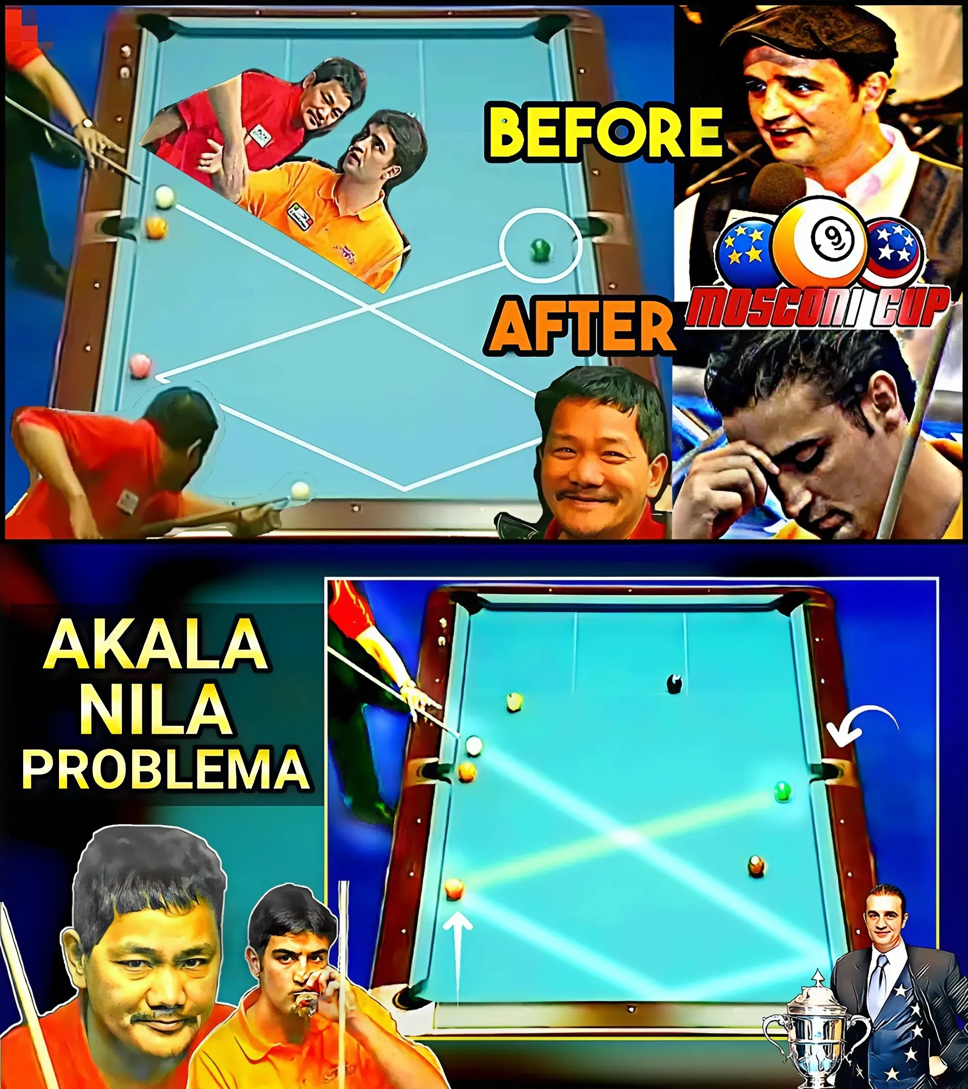 Witness the Miracle: Efren Reyes Turns the Game Around in Legendary Comeback at the Mosconi Cup!