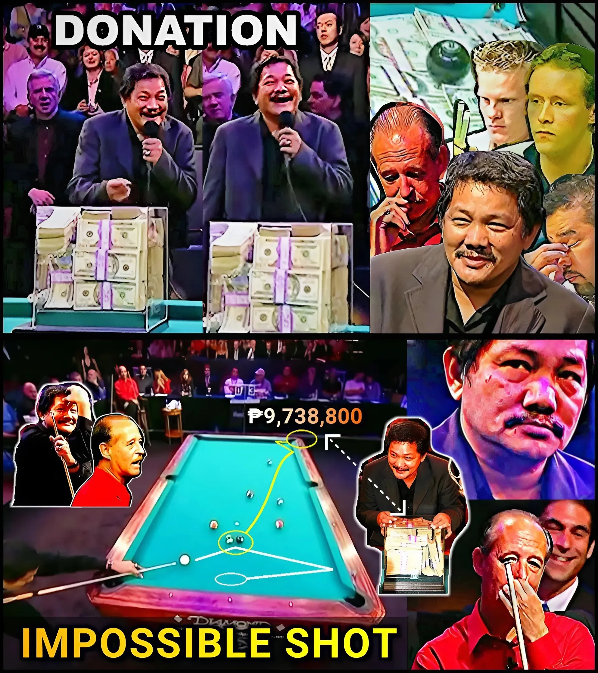 They Laughed When He Said He Could Win... But Efren Reyes Silenced Them All With A Shocking Shot To Win The Biggest Prize In Billiards History!