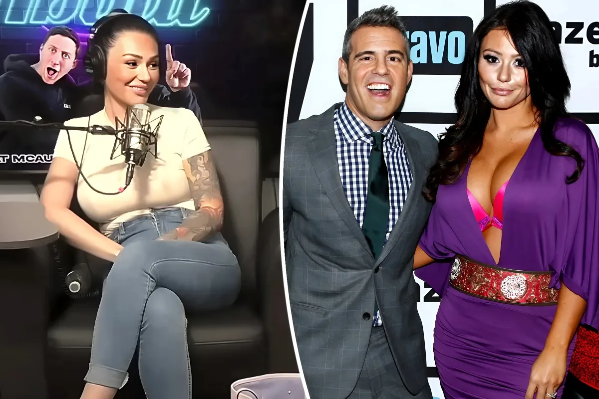 JWoww Gets Real: Andy Cohen's Presence Made Me Feel 'Very Insecure' As A Woman - lulu