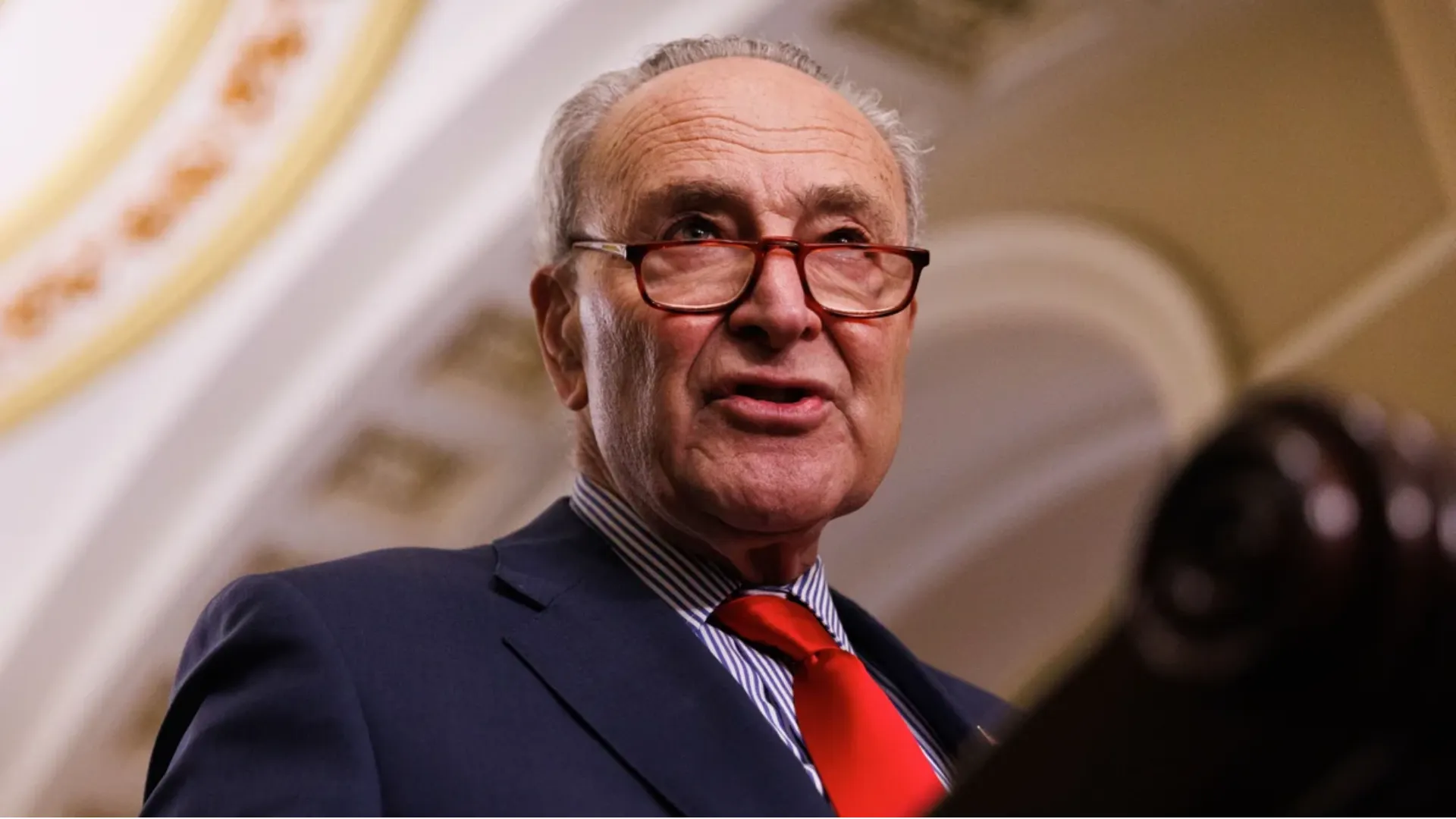 Chuck Schumer Faces Backlash Over Remarks on Biden’s Health Following Presidential Race Exit