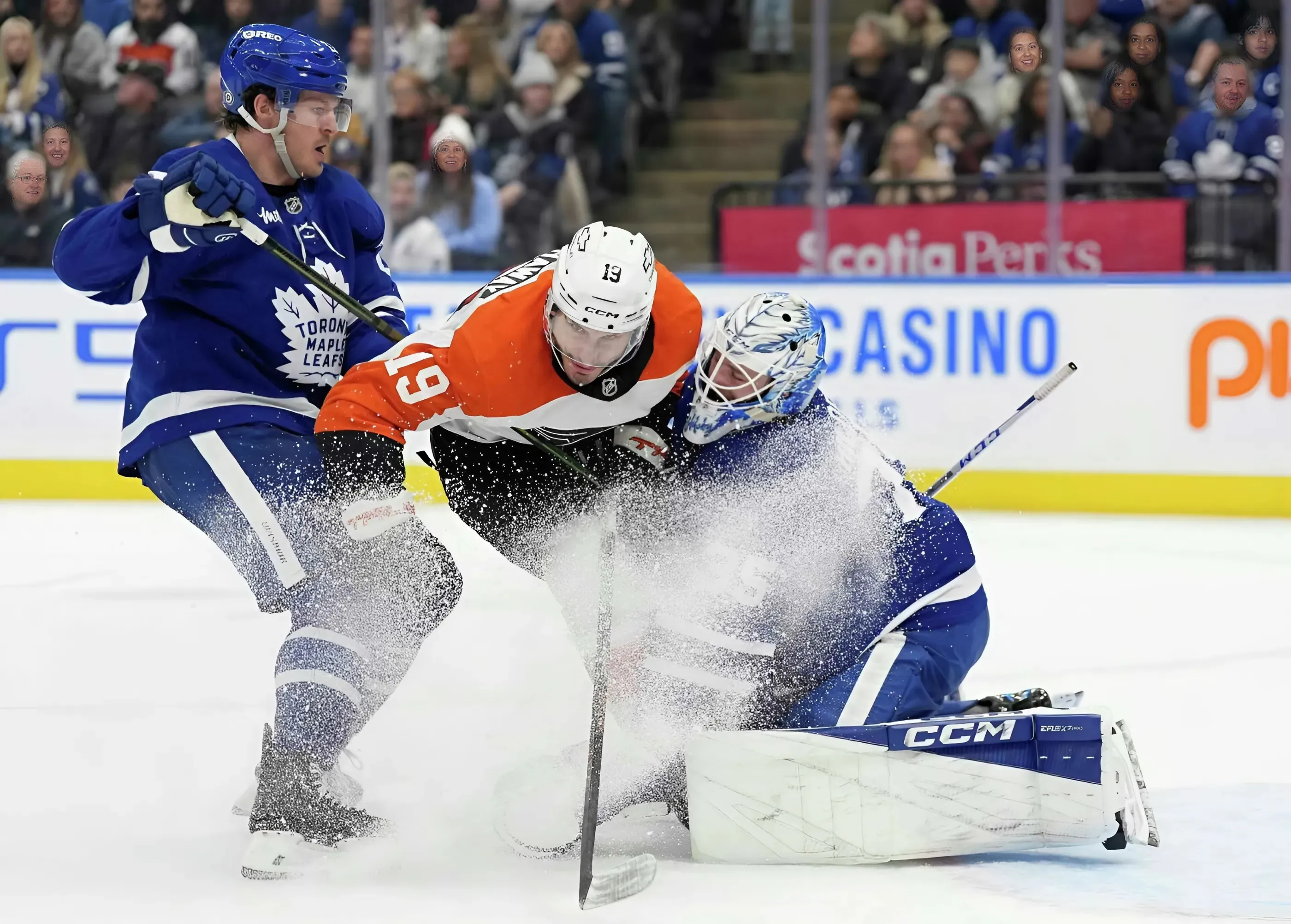 Rielly lifts Maple Leafs past Flyers in OT for 4th straight win