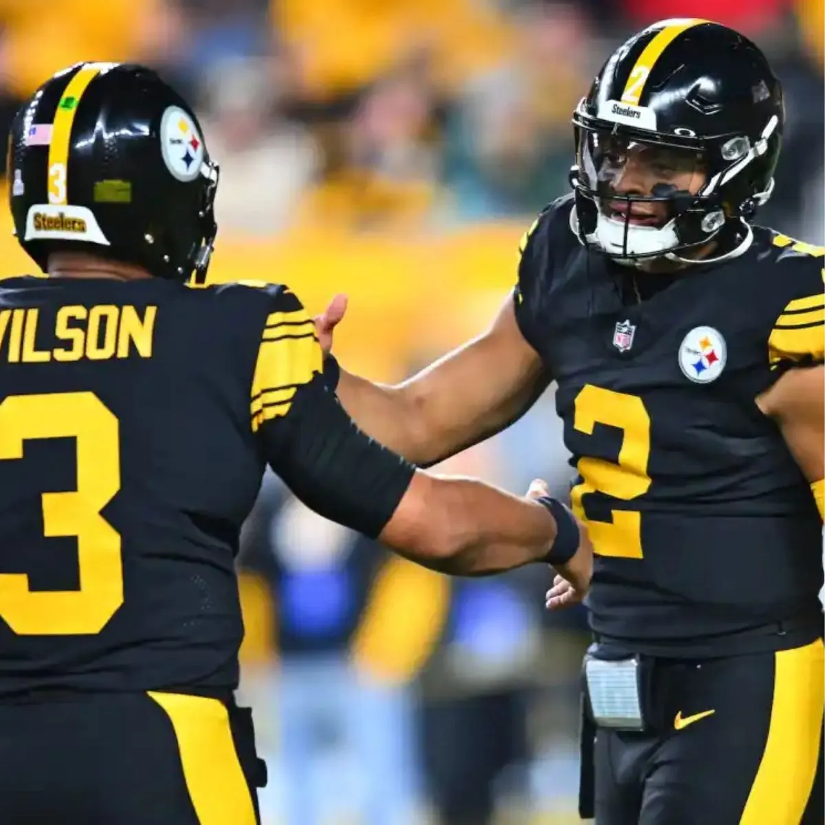 Mike Tomlin Addresses Justin Fields as Calls Mount for Russell Wilson Benching