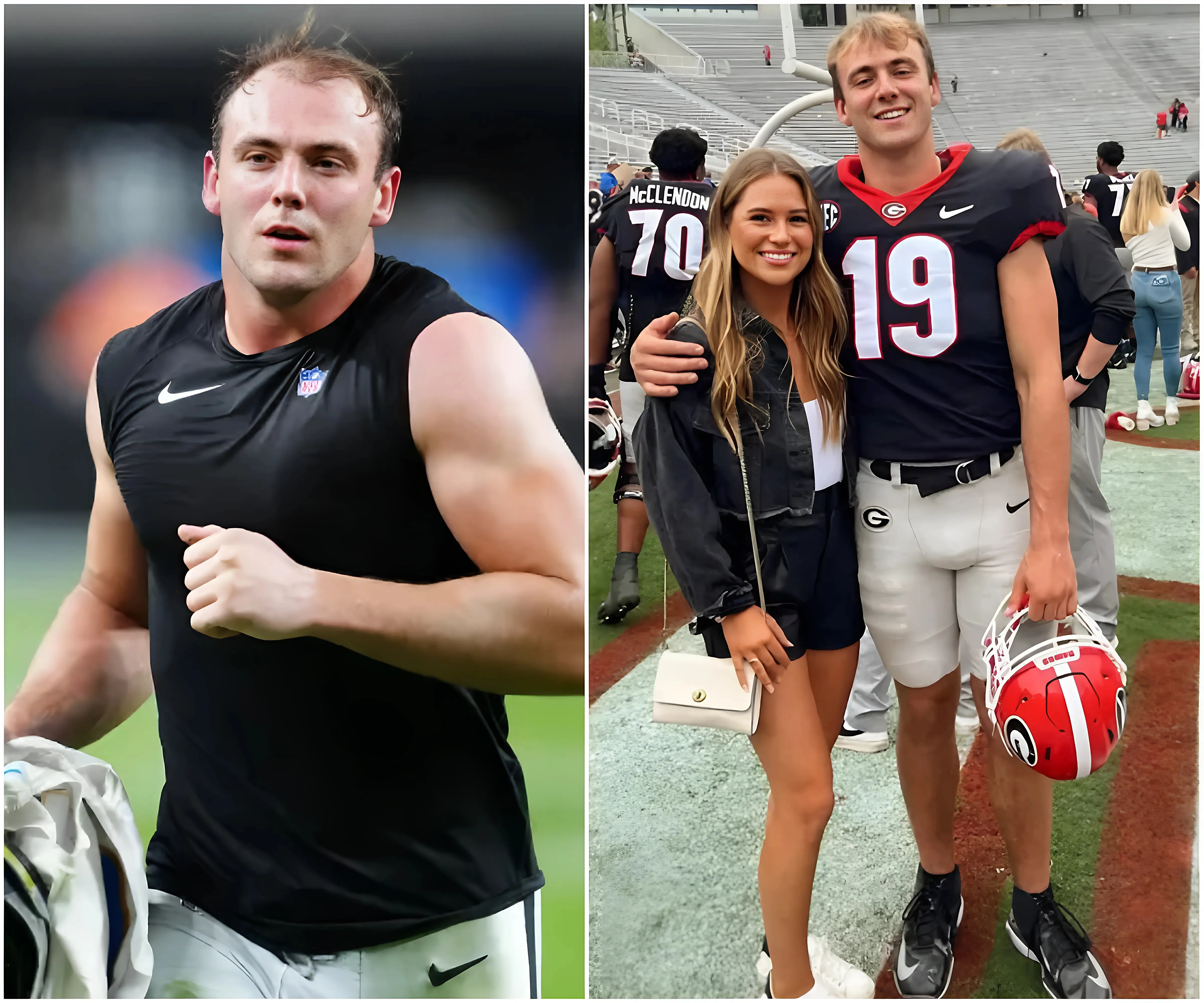 Brock Bowers' Girlfriend Shares Two-Word Post After Raiders TE's Final Rookie Game - suong