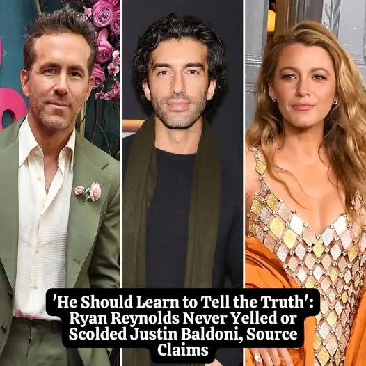 Ryan Reynolds Denies Allegations of Yelling at Justin Baldoni: "He Should Learn to Tell the Truth," Source Says