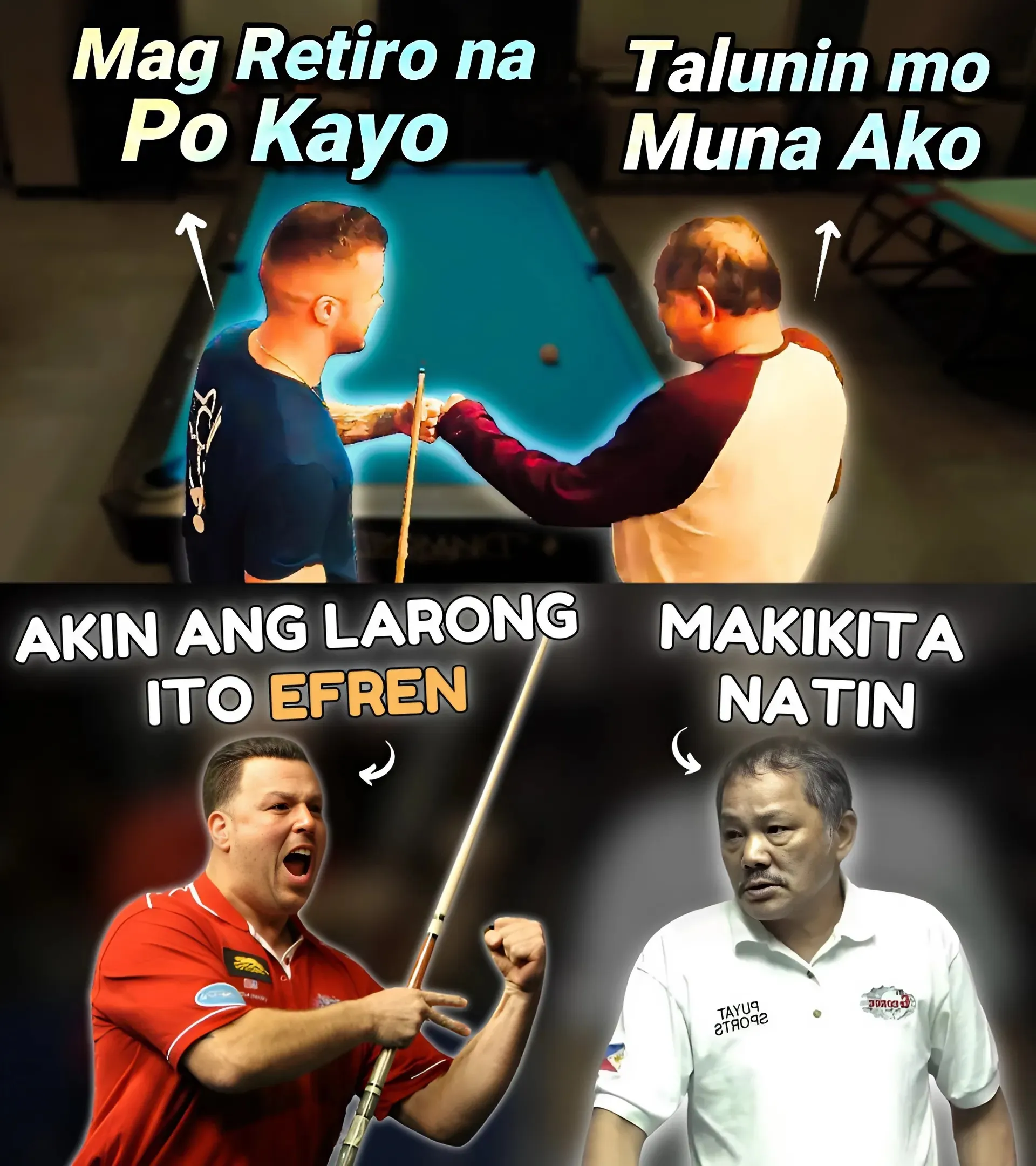 HE THOUGHT EFREN REYES'S MAGIC WAS RUN OUT! 3X WORLD CHAMPION OF GERMANY SHOCKED BY Efren Reyes'S MAGIC SHOT!