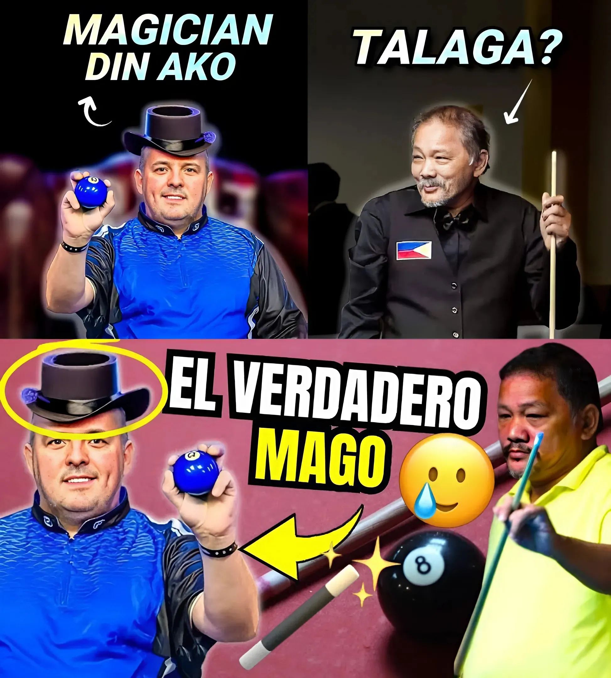 The European magician tried to humiliate EFREN REYES but the legend did something very unexpected that surprised both his opponent and the audience.