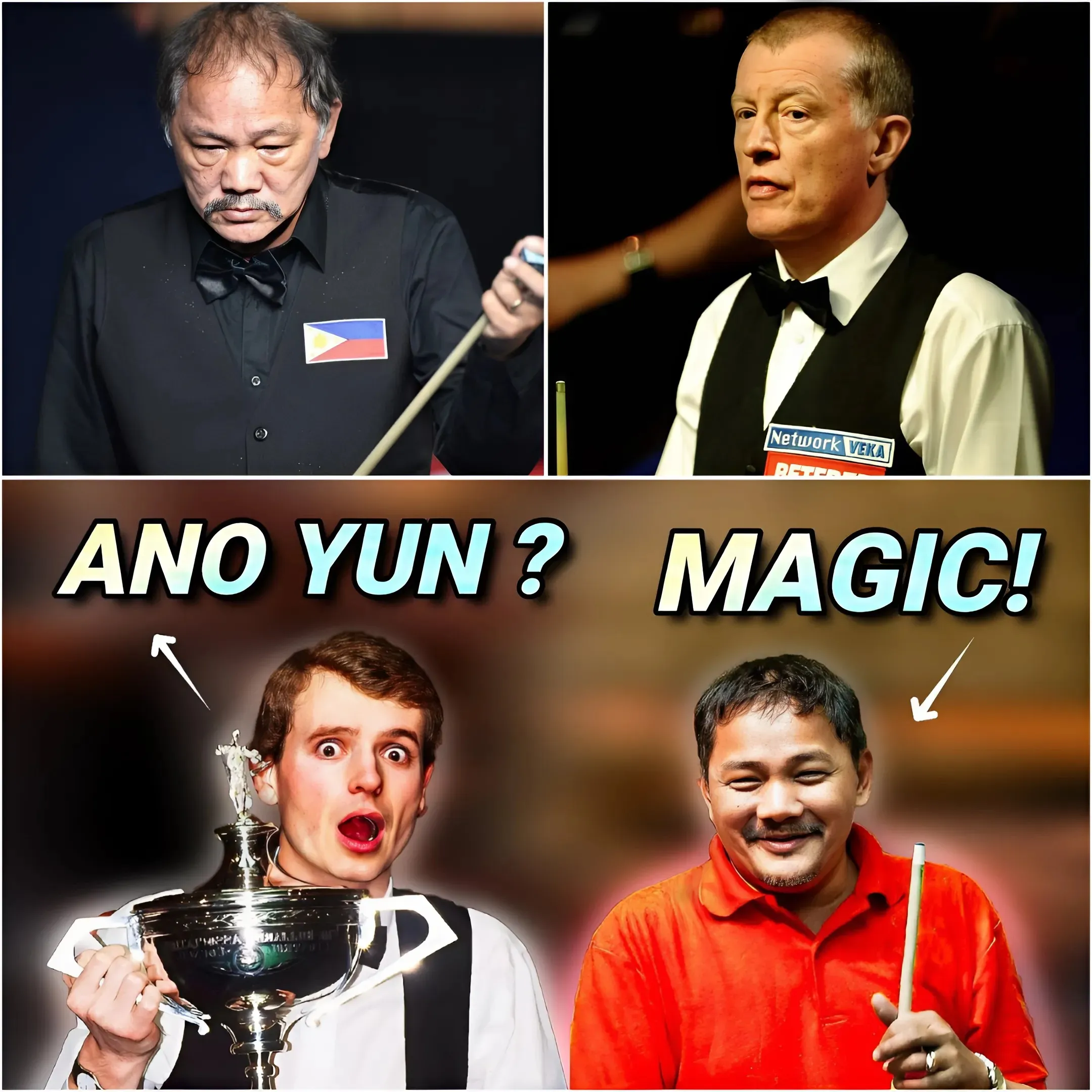 Billiards Legend Efren Reyes Makes World's Number 1 Snooker Player Amazed By His Miracle! Billiards Legend Efren Reyes Makes World's Number 1 Snooker Player Amazed By His Miracle!