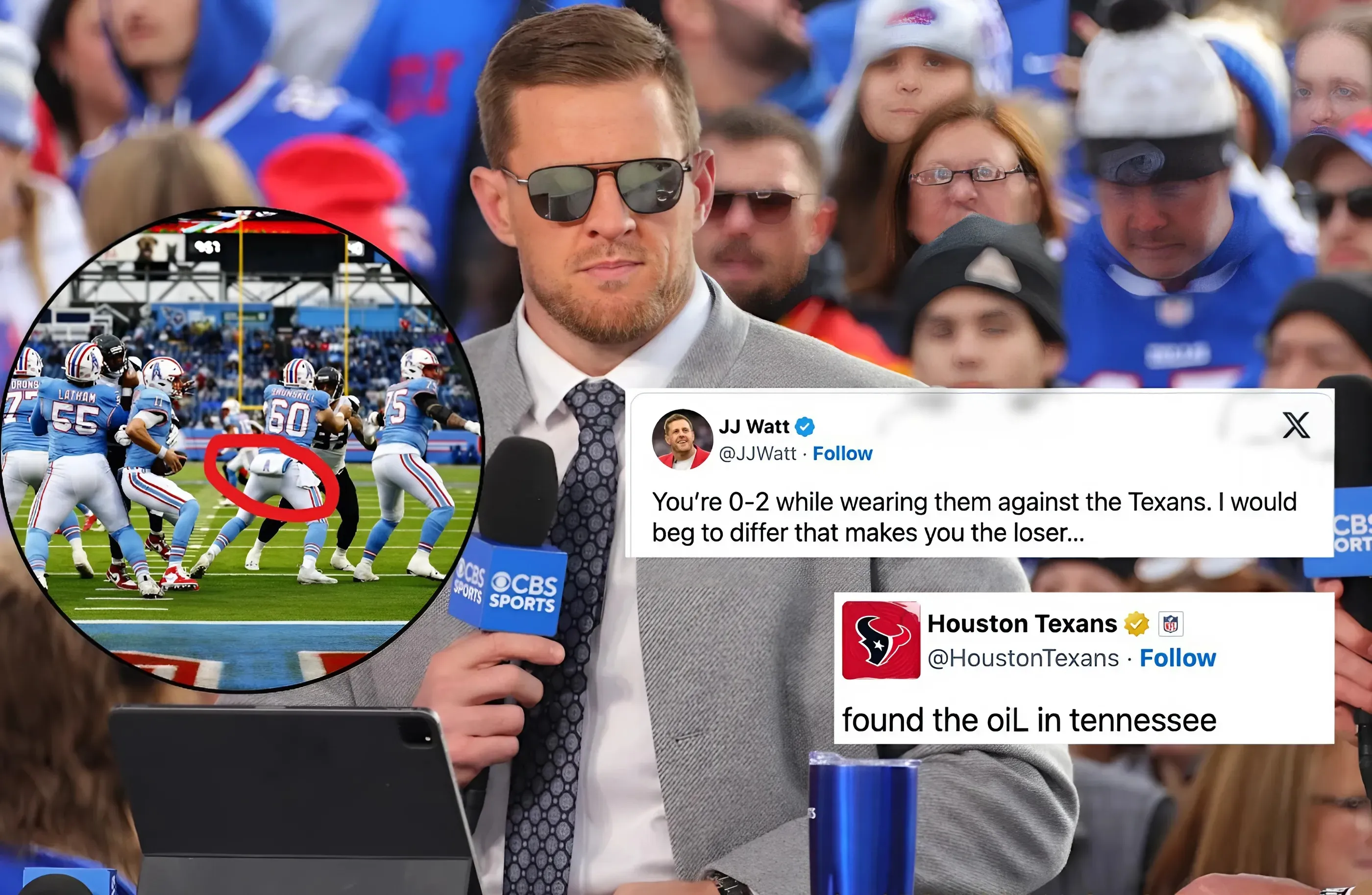 J.J. Watt destroys Titans fan who tried trash talking Texans legend