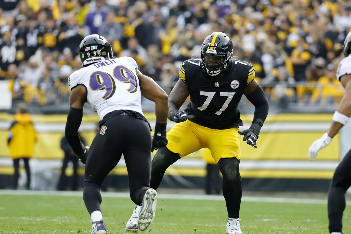 Steelers’ Broderick Jones Gets Honest on Ravens Playoff Matchup