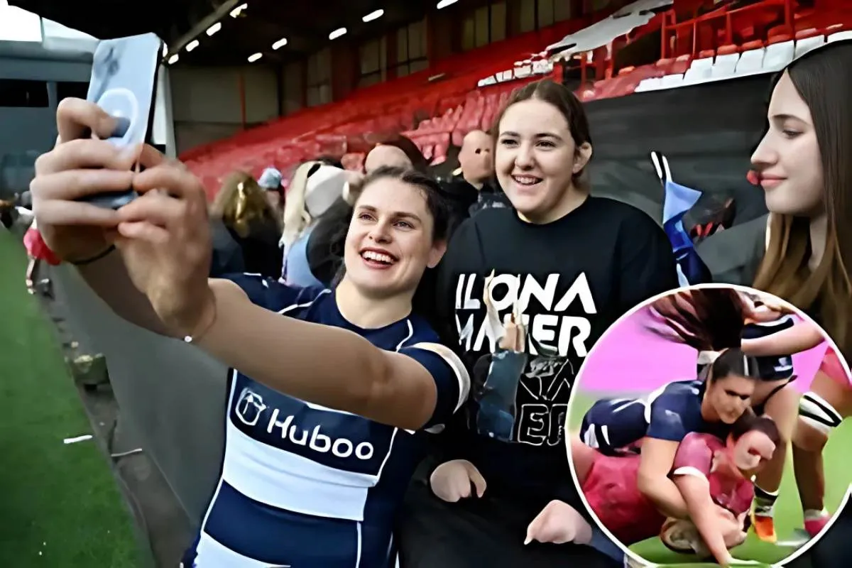 US Olympics standout, 'DWTS' star Ilona Maher makes debut for Bristol Bears rugby team in front of record crowd tram